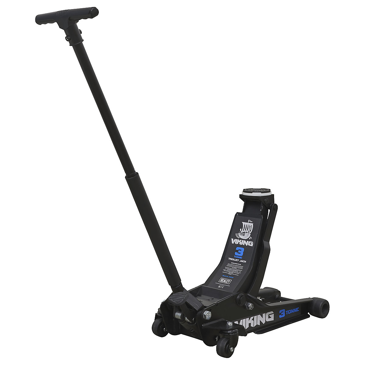 Viking Low Entry Trolley Jacks | 3 Tonne | Rocket Lift | Polyurethane Wheels