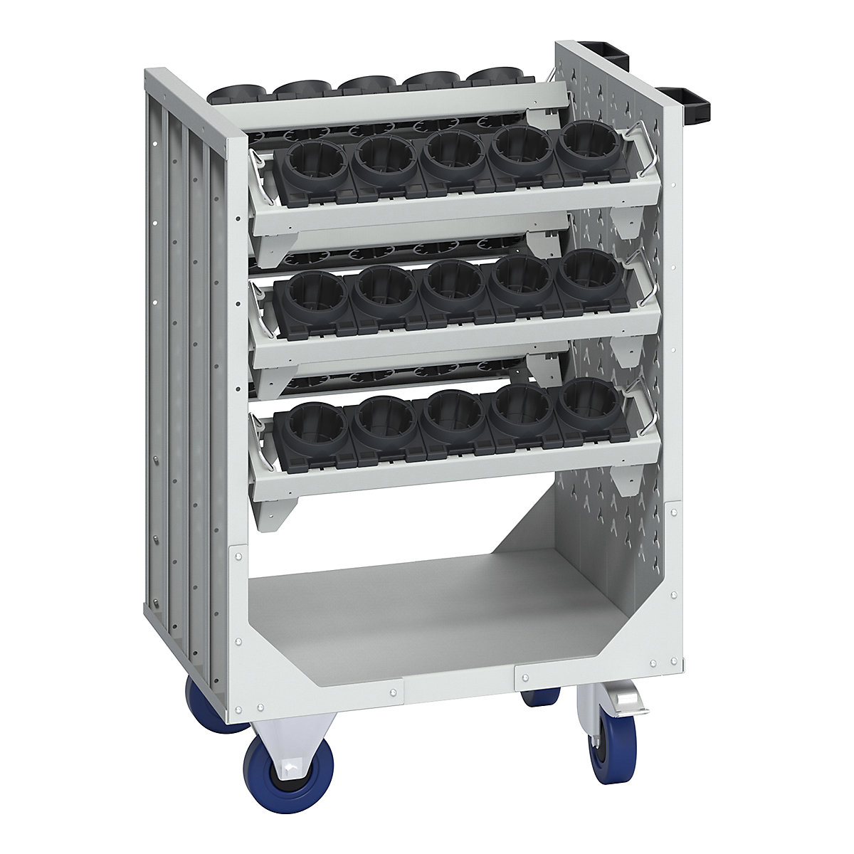 Bott Cubio CNC High Capacity Trolley Kits, Bott Cubio CNC High Capacity Trolley Kits, Bott Cubio CNC High Capacity Trolley | 985h x 670w x 600d mm | 6x ISO 50 Tool Carriers | Light Grey-2