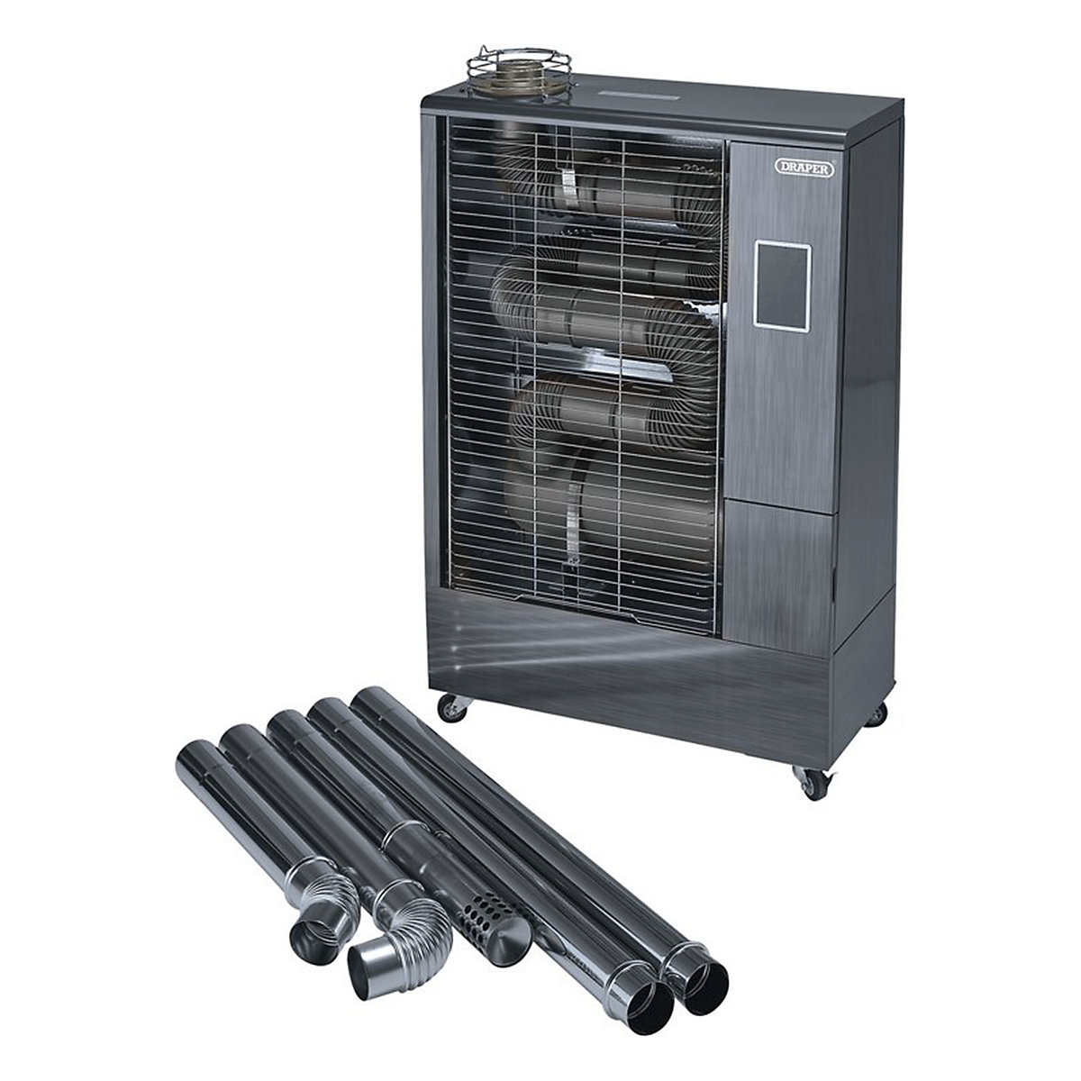 Draper 230V Far Infrared Diesel Heater with Flue Kits