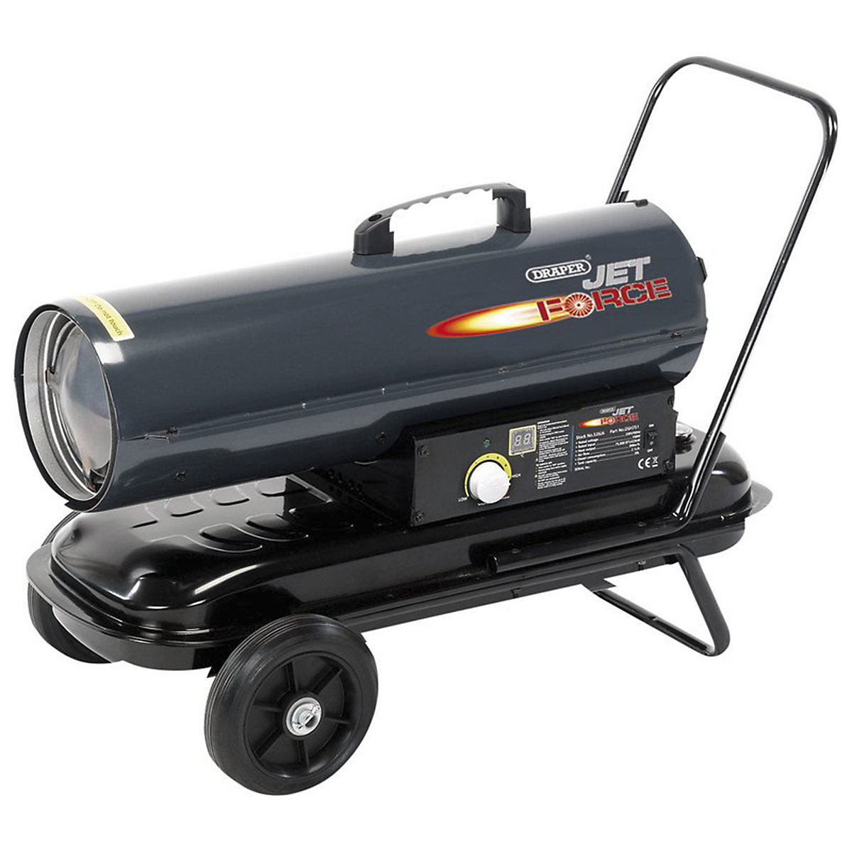 Draper Jet Force Diesel & Kerosene Space Heater with Wheels