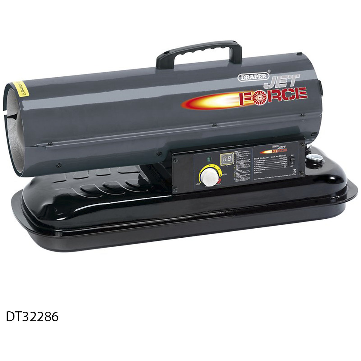 Draper Jet Force Diesel & Kerosene Space Heaters (Product illustration 6)-5