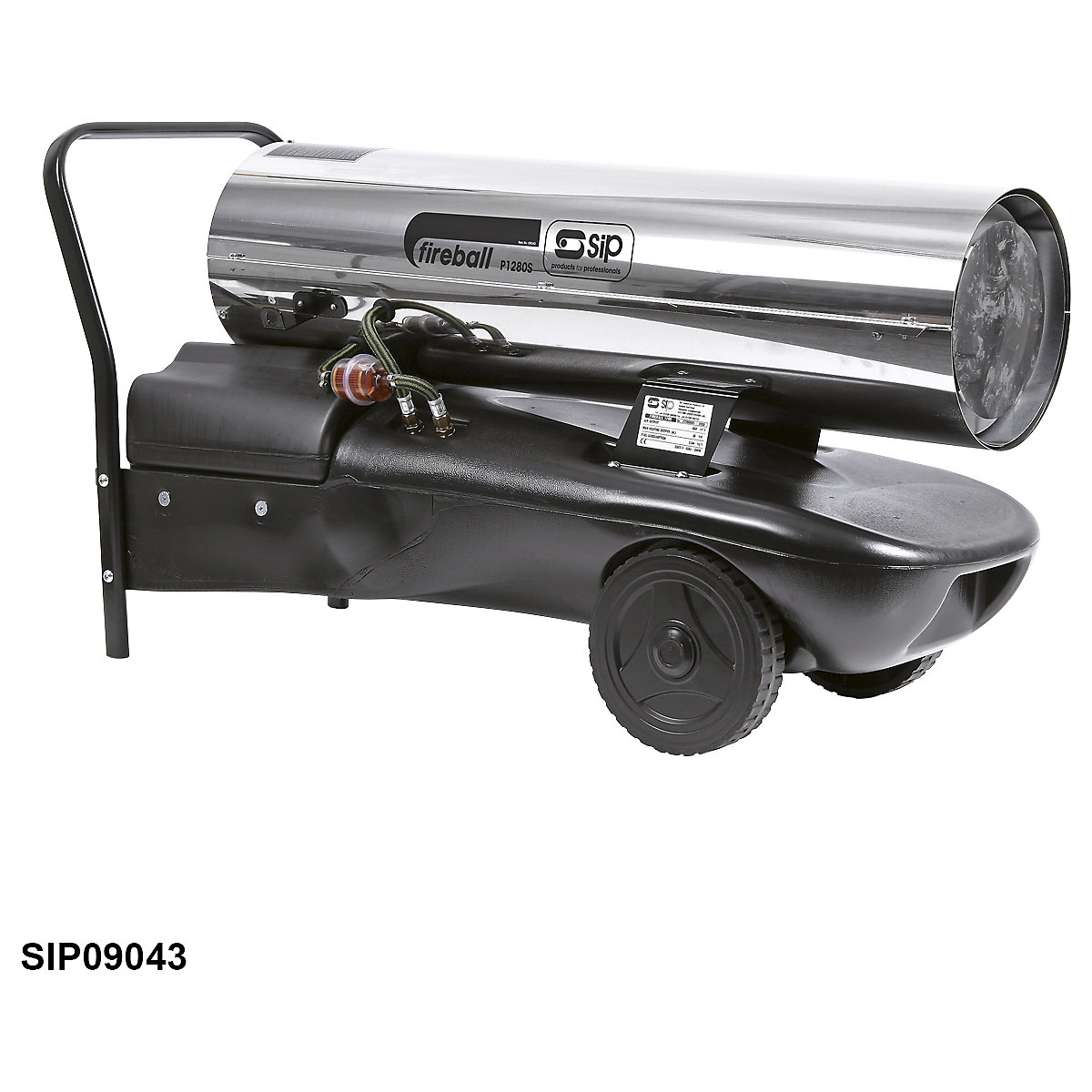 SIP Fireball Professional Space Heaters | Transport Wheels