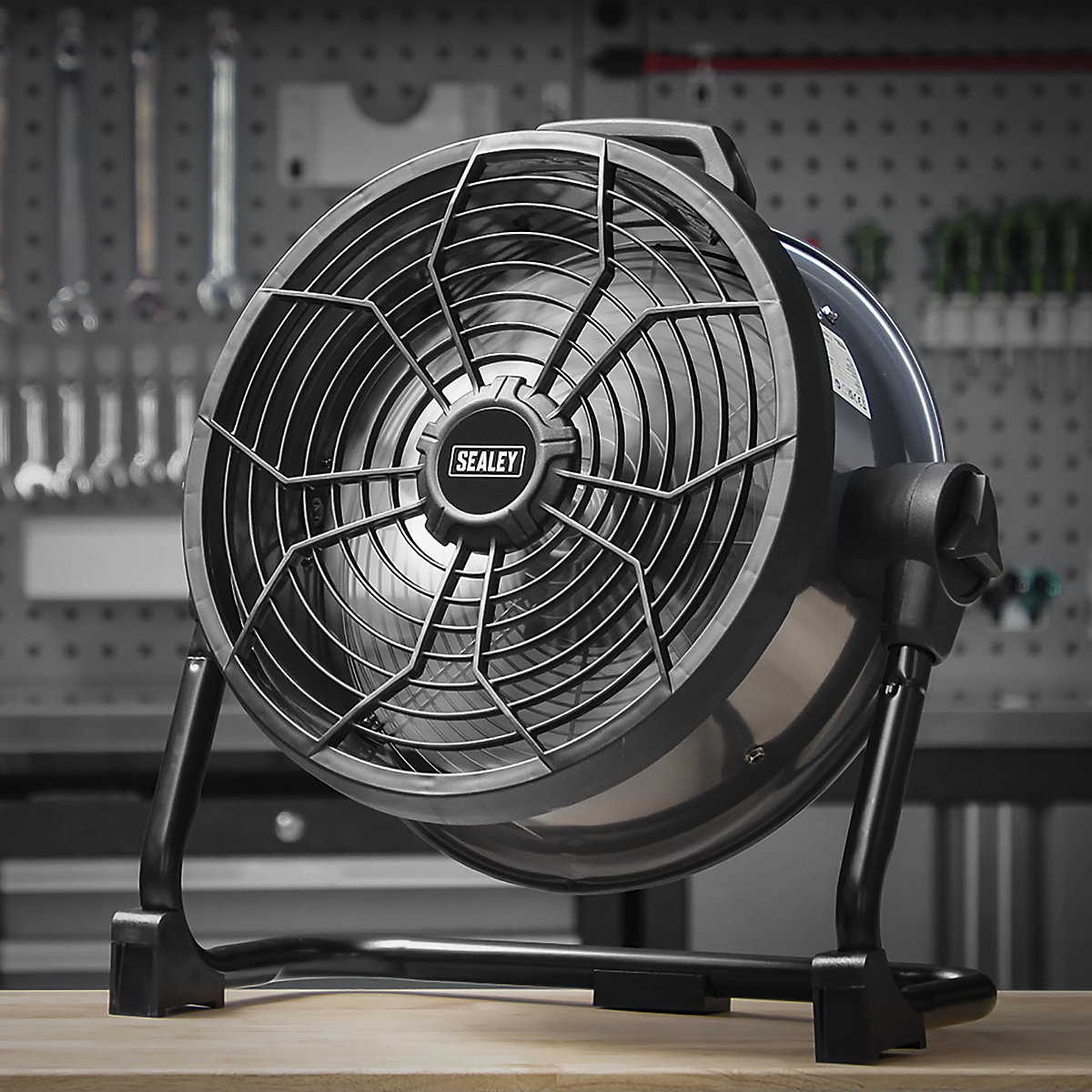 Sealey 16" 2-in-1 Cordless/Corded High Velocity Drum Fan | SV20 Series (Product illustration 8)-7