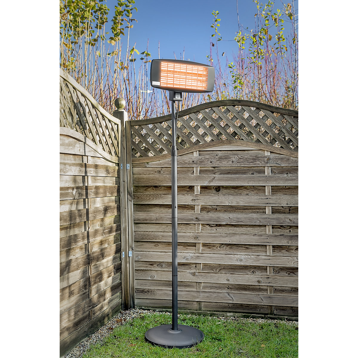 Sealey Infrared Quartz Patio Heater with Telescopic Floor Stand (Product illustration 9)-8