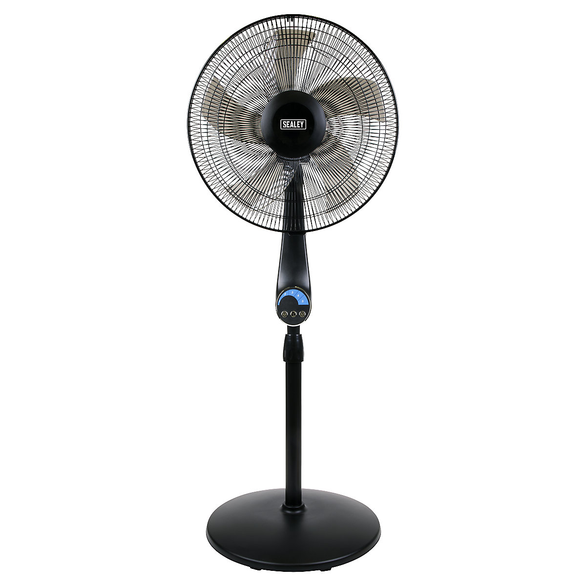 Sealey Quiet High Performance Oscillating Pedestal Fan | 16" (Product illustration 2)-1