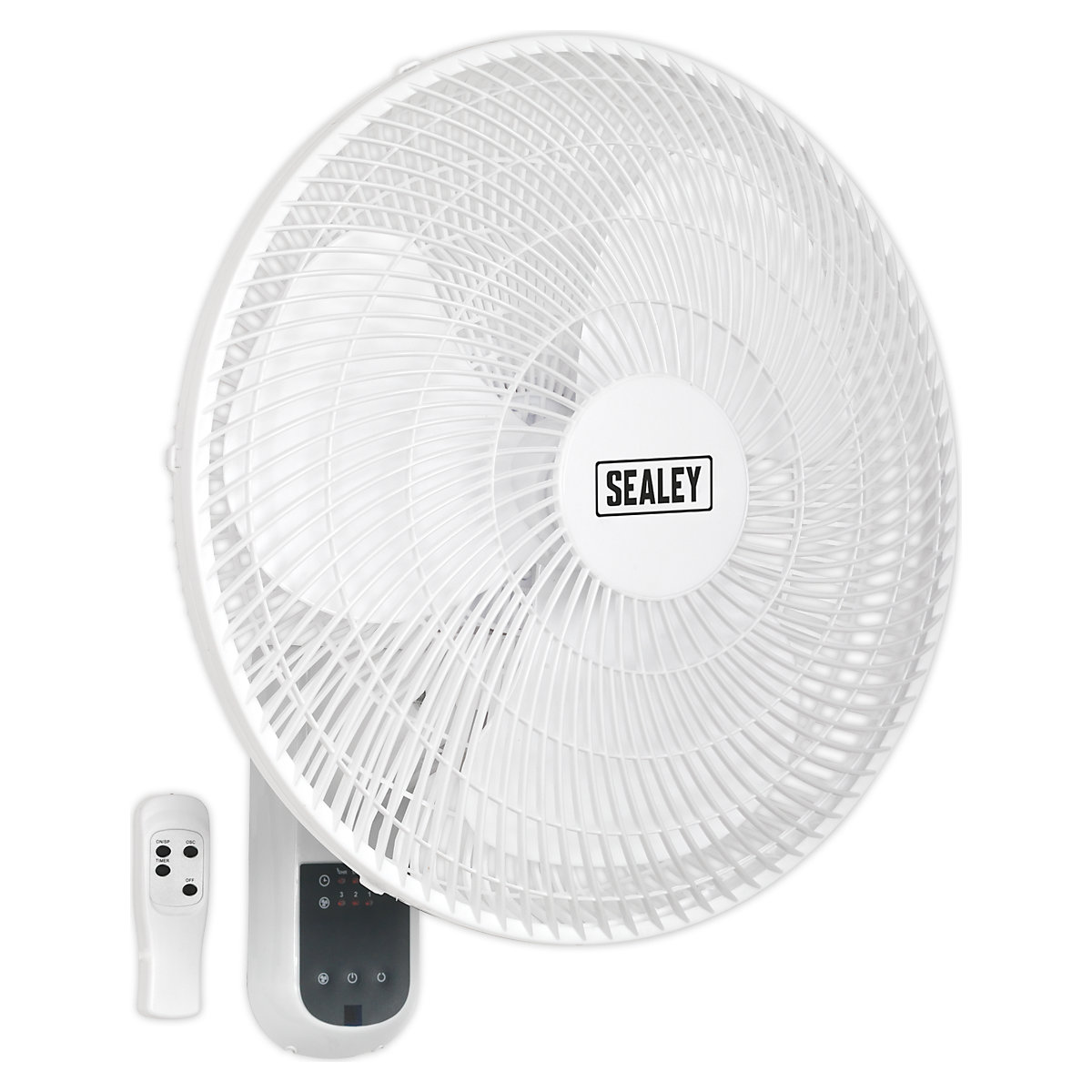 Sealey Wall Fan with Remote Control | 3-Speed | 16"