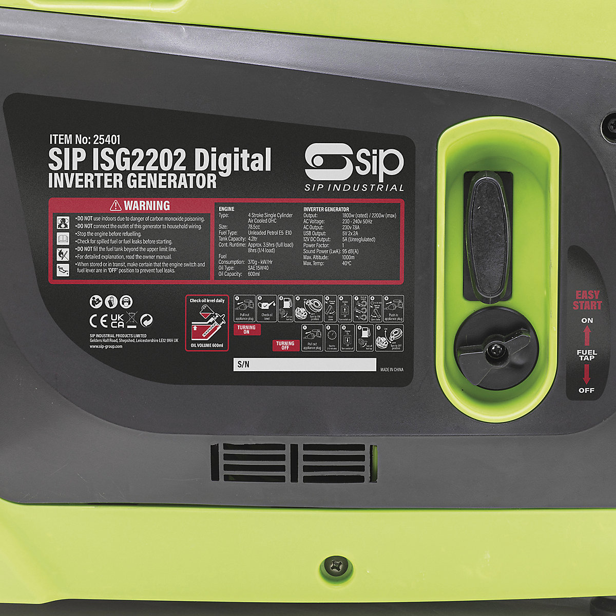 SIP ISG2202 Digital Inverter Generator (Product illustration 4)-3