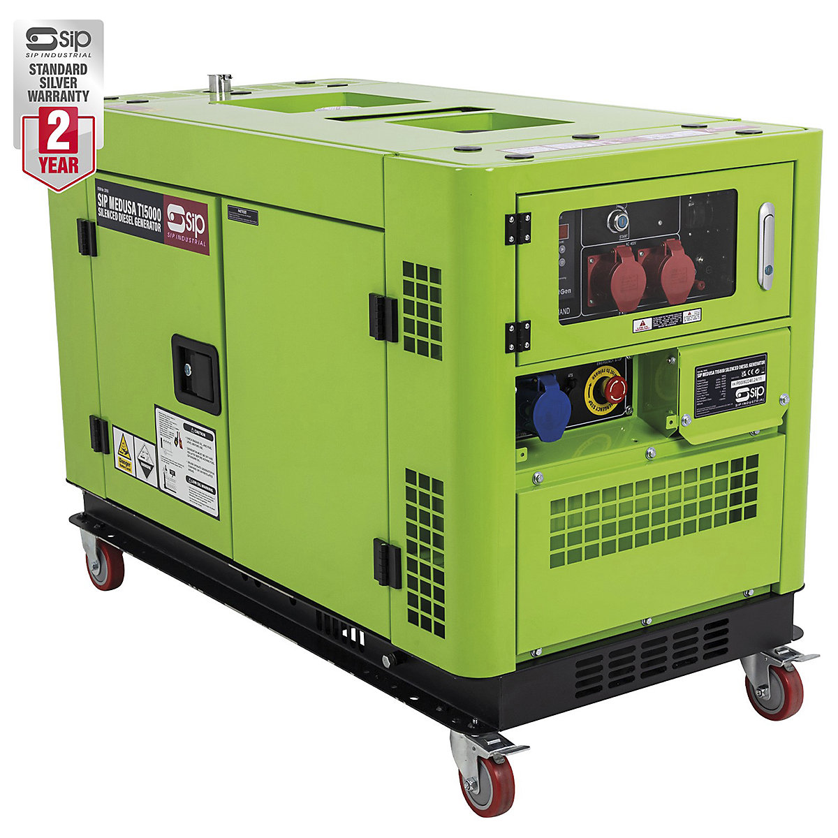 SIP Medusa T15000 Silenced Diesel Generator