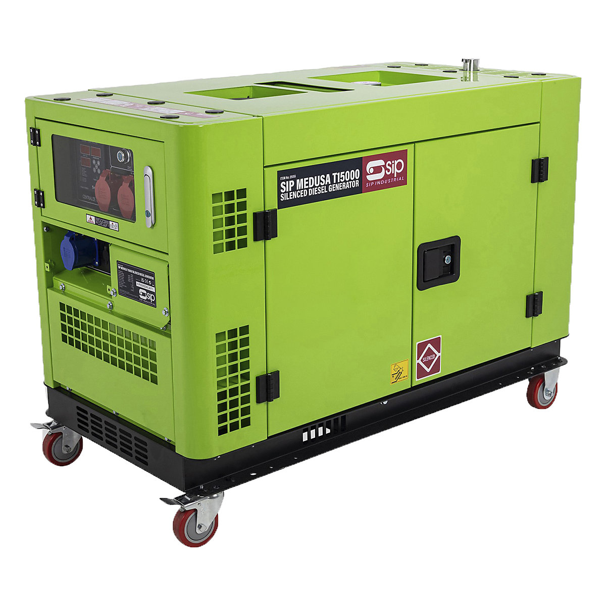 SIP Medusa T15000 Silenced Diesel Generator (Product illustration 2)-1