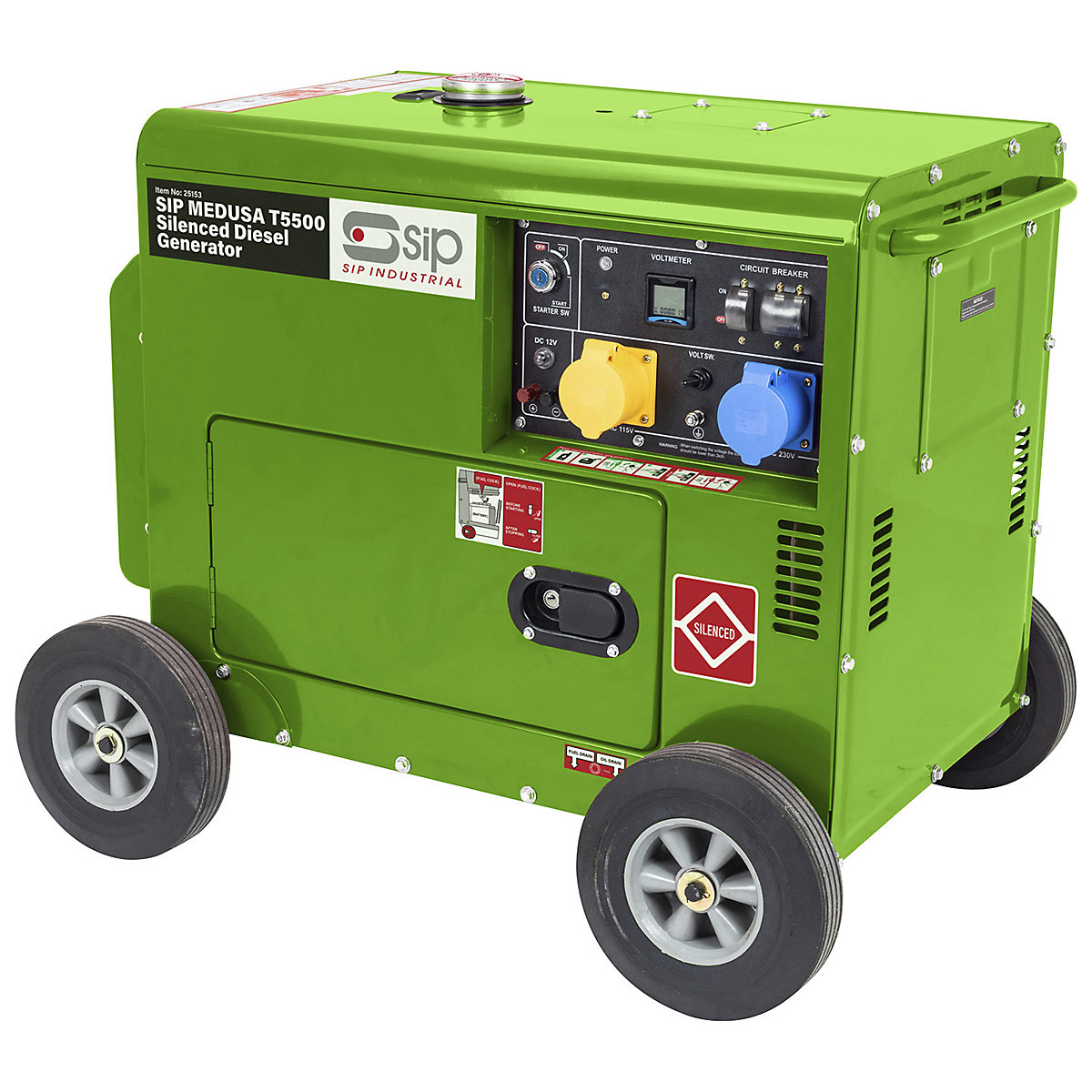 SIP Medusa T5500 Silenced Diesel Generator