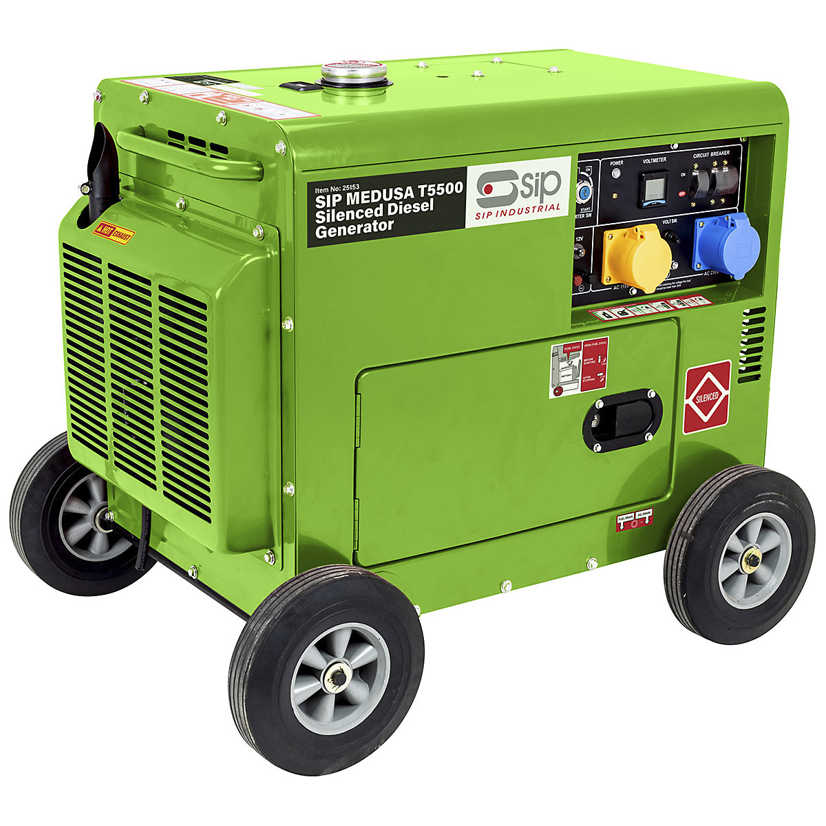 SIP Medusa T5500 Silenced Diesel Generator (Product illustration 5)-4