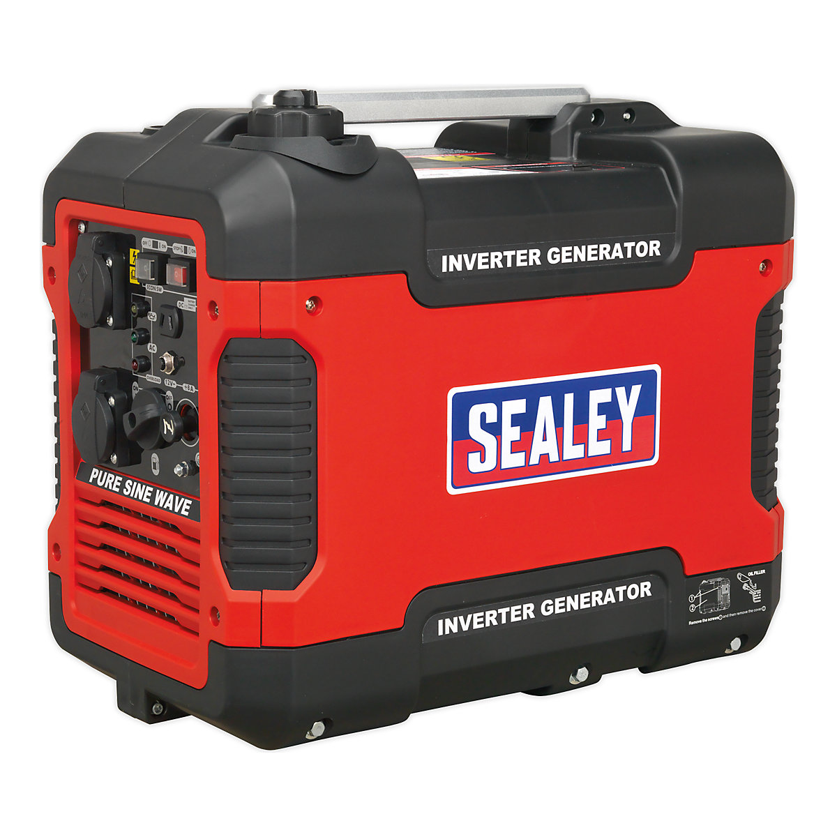 Sealey 2000W Inverter Generator | 4-Stroke Engine (Product illustration 5)-4