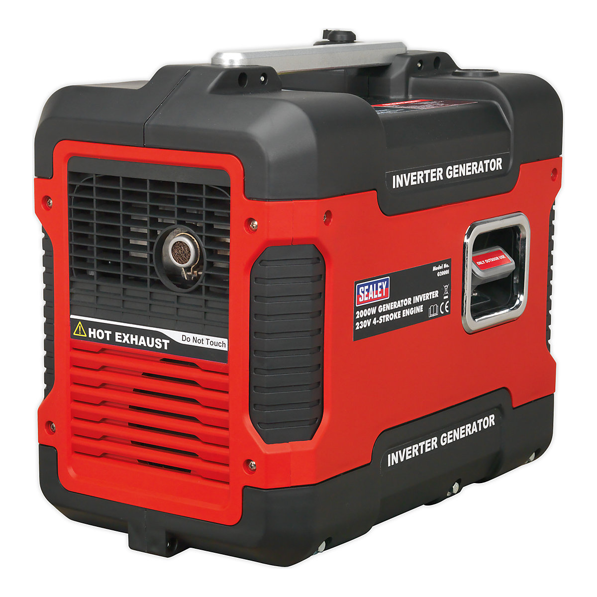 Sealey 2000W Inverter Generator | 4-Stroke Engine (Product illustration 3)-2