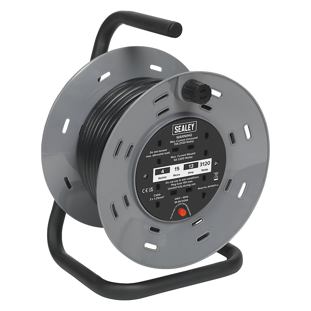 Sealey Cable Reel | 15m