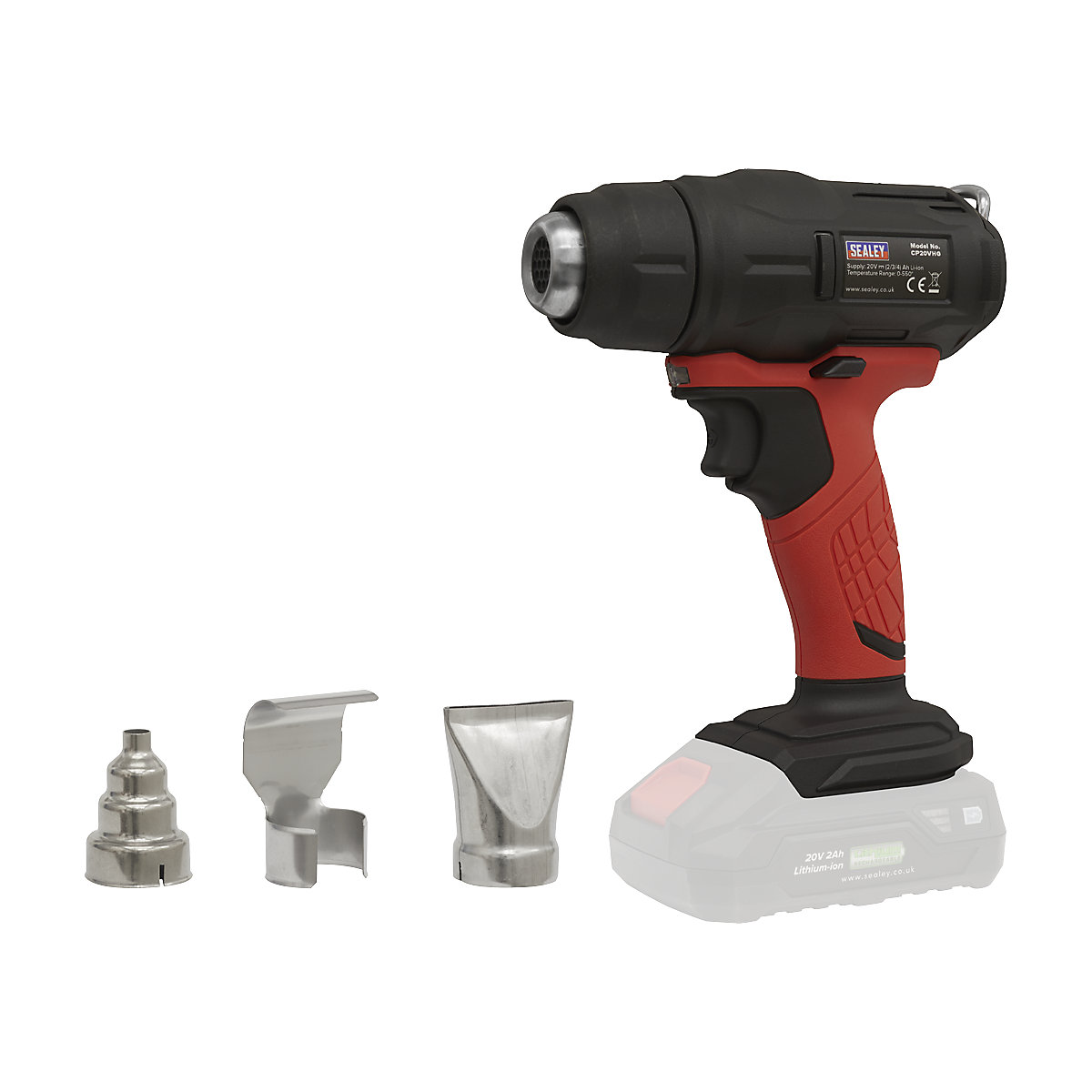 Sealey Cordless Hot Air Gun | SV20 Series (Product illustration 6)-5