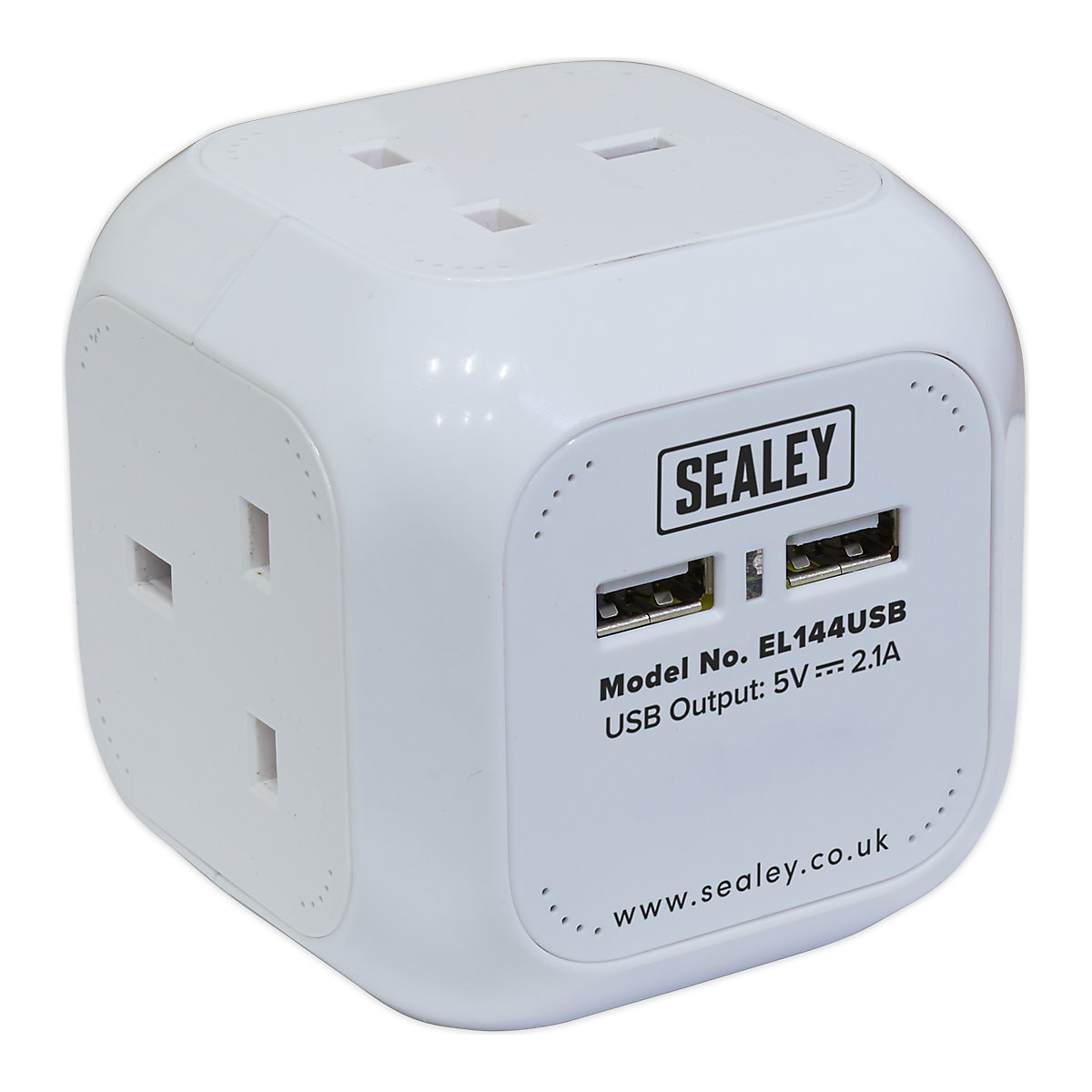 Sealey Extension Cable Cube | 2 x USB Sockets