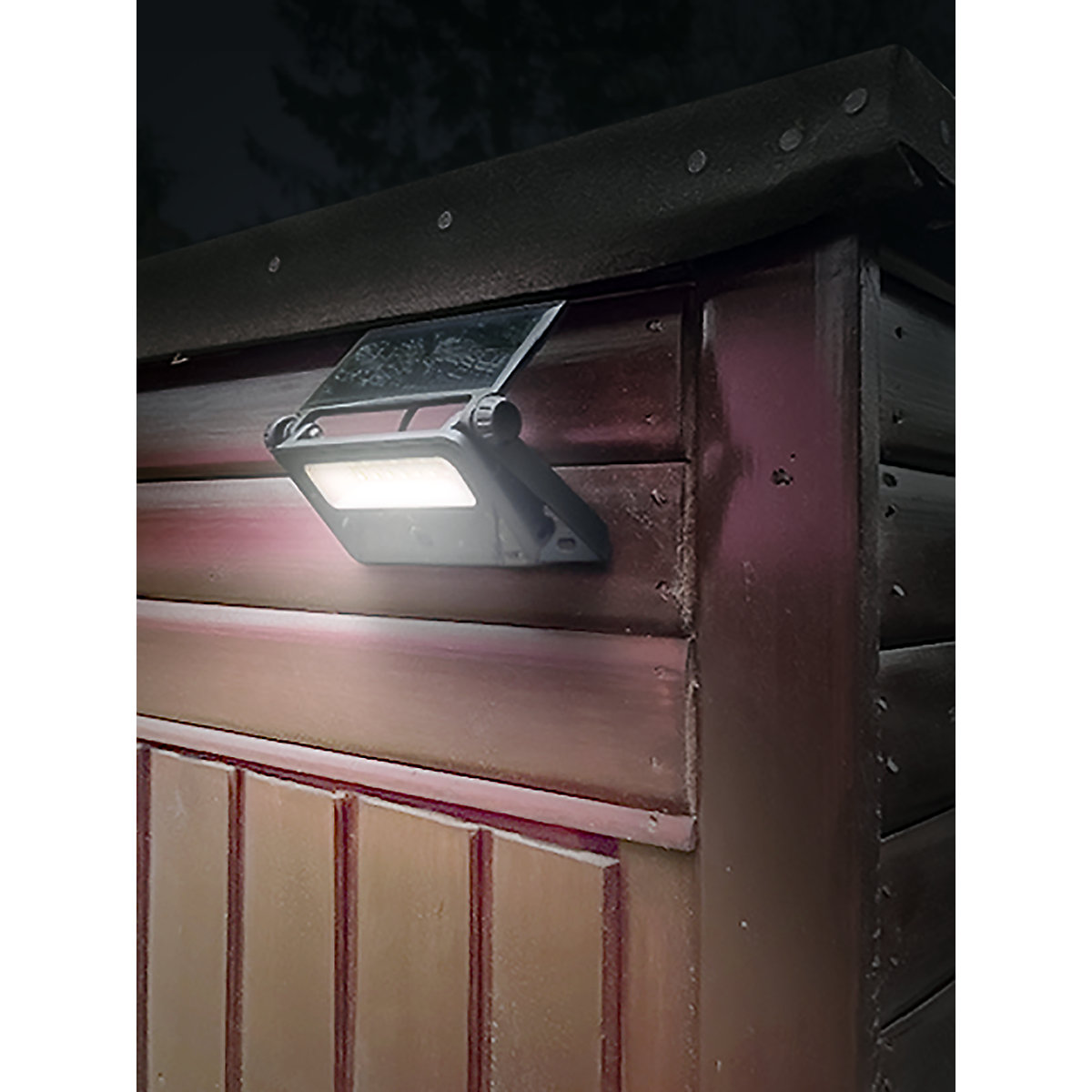 Sealey Extra-Slim Solar Floodlight with Wall Bracket | 16W SMD LED (Product illustration 6)-5