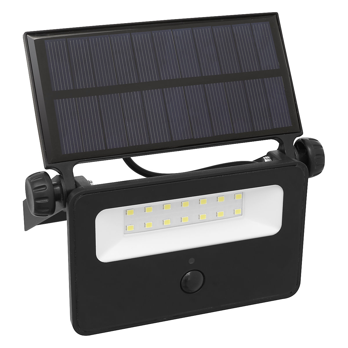 Sealey Extra-Slim Solar Floodlight with Wall Bracket | 16W SMD LED