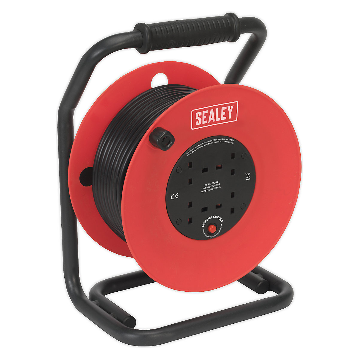 Sealey Heavy Duty Cable Reel (Product illustration 7)-6