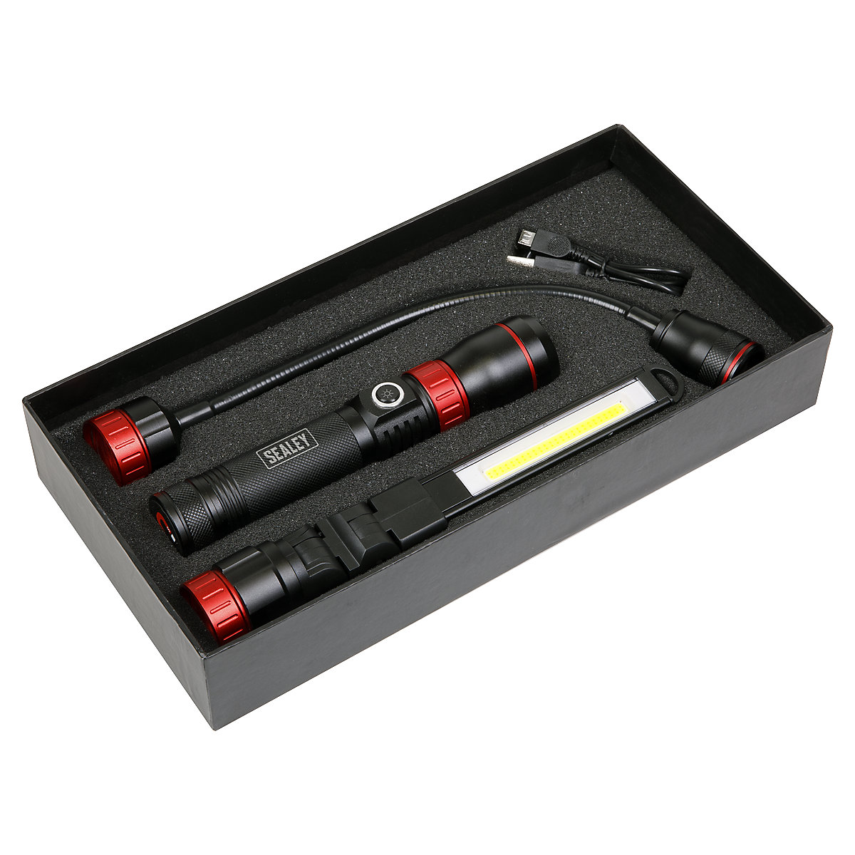 Sealey Interchangeable 3-in-1 Inspection Light | Rechargeable
