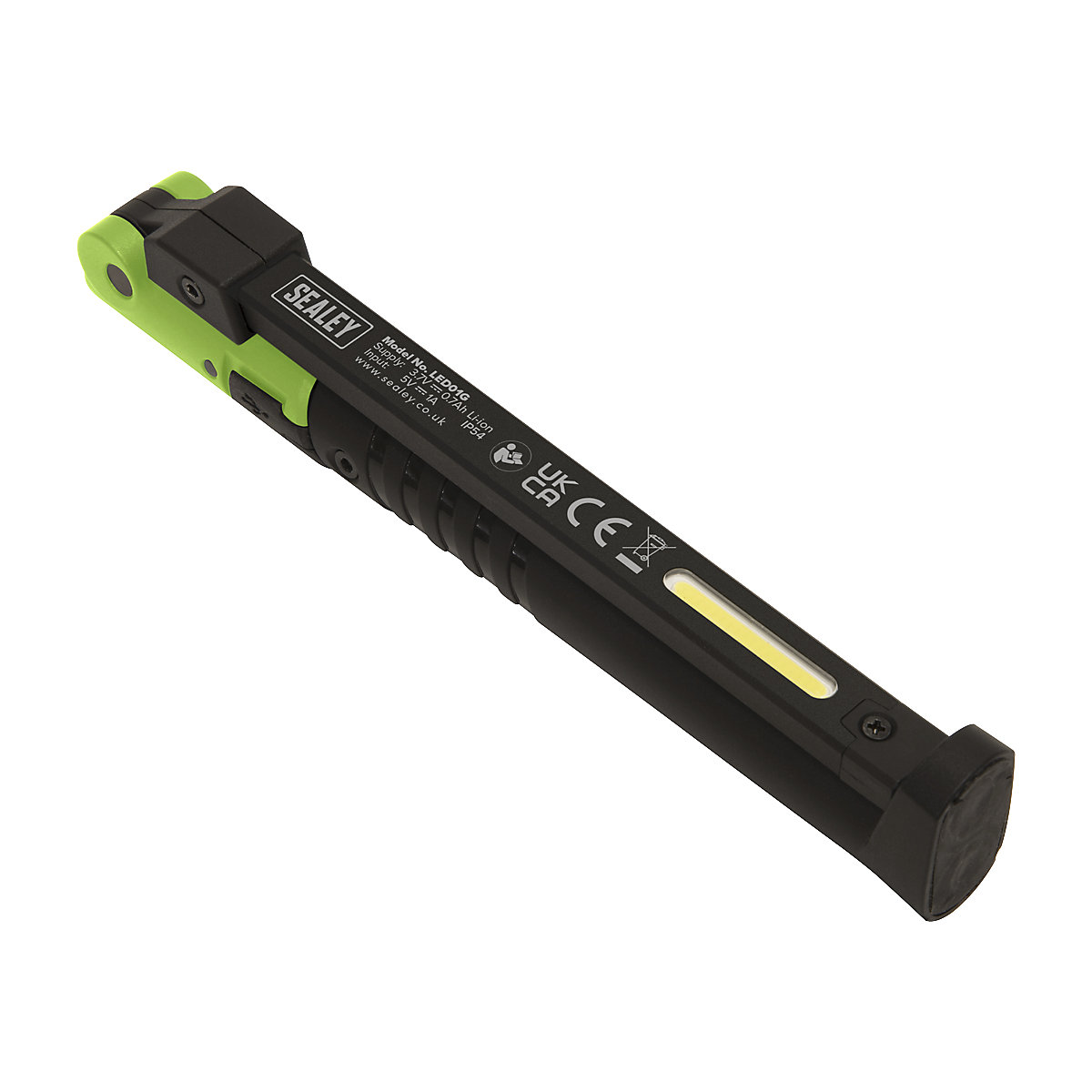 Sealey Rechargeable Slim Folding Pocket Lights | 2W COB & 1 SMD LED
