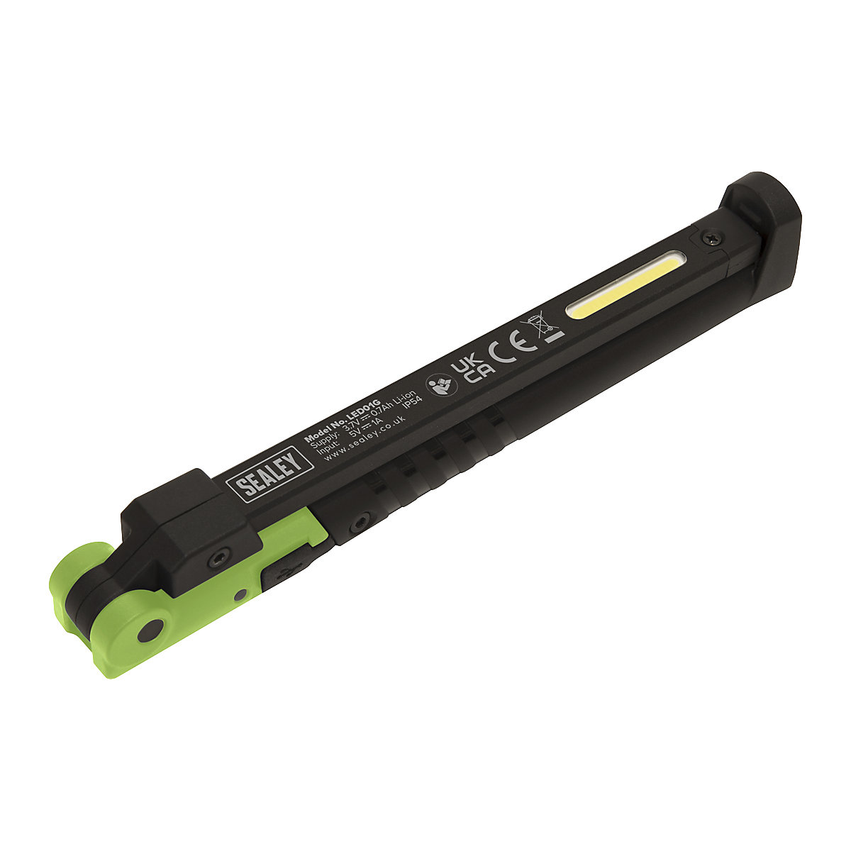 Sealey Rechargeable Slim Folding Pocket Lights | 2W COB & 1 SMD LED (Product illustration 10)-9