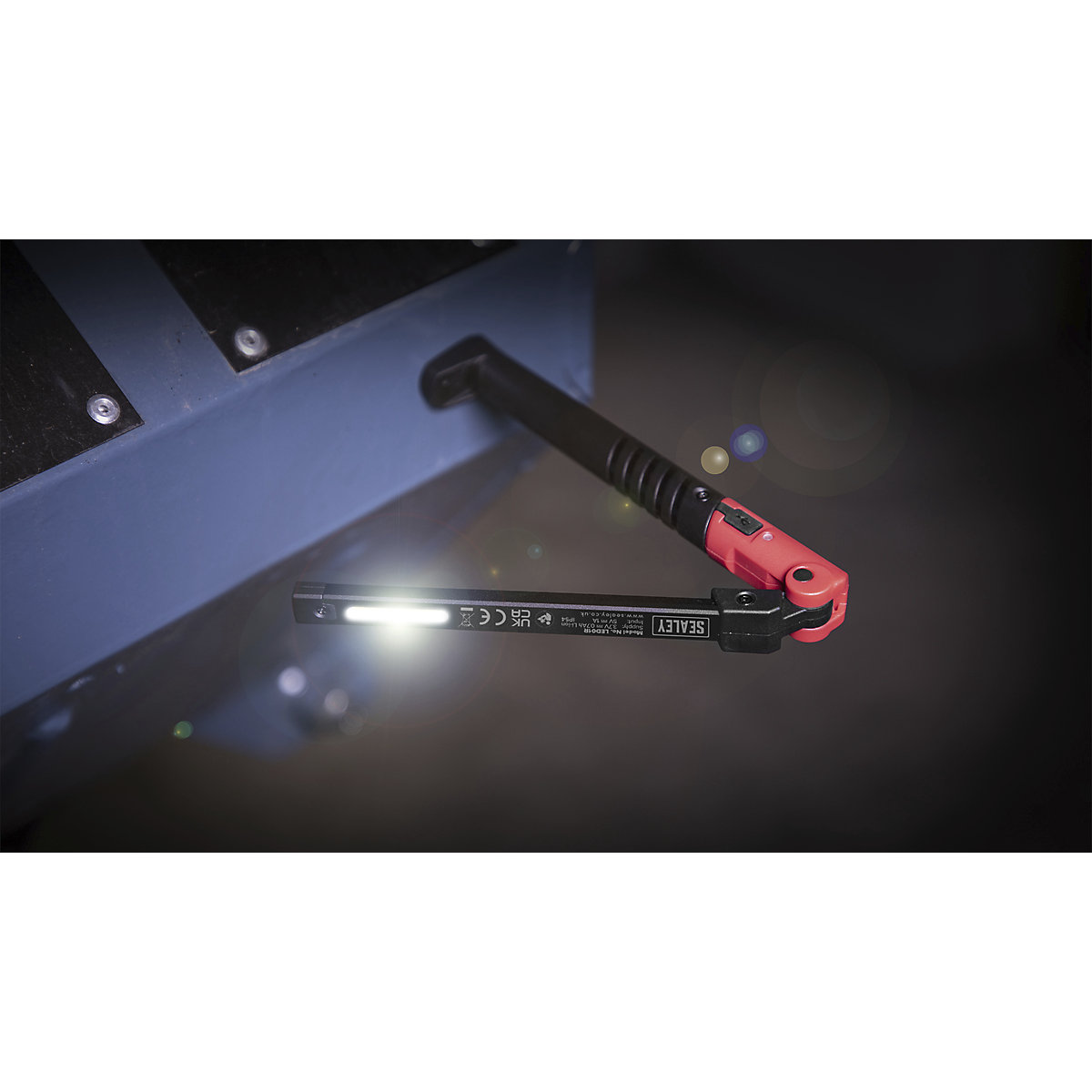 Sealey Rechargeable Slim Folding Pocket Lights | 2W COB & 1 SMD LED (Product illustration 19)-18