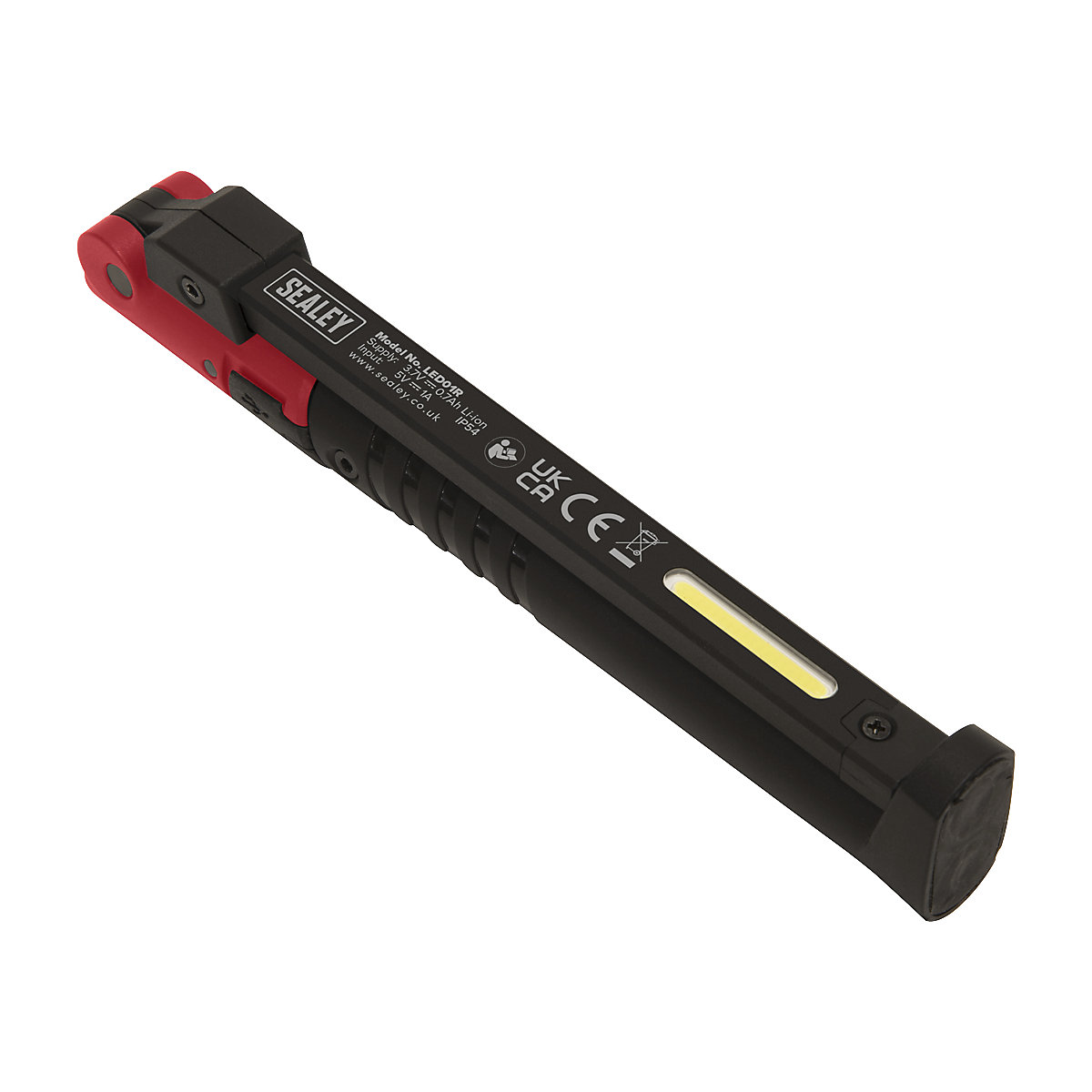 Sealey Rechargeable Slim Folding Pocket Lights | 2W COB & 1 SMD LED (Product illustration 15)-14