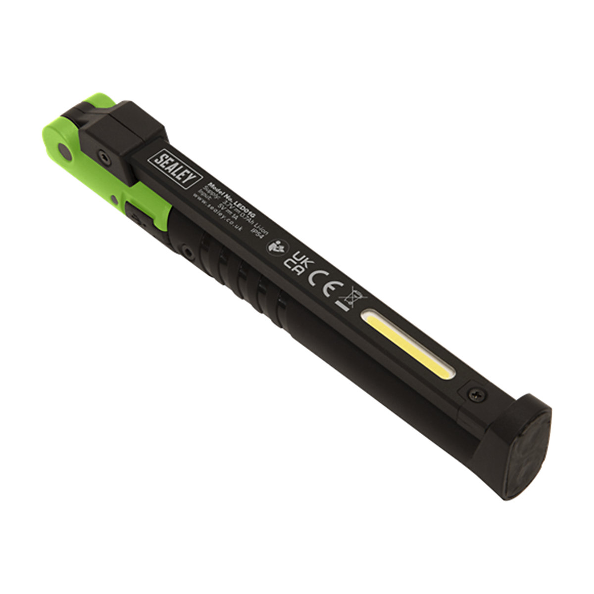 Sealey Rechargeable Slim Folding Pocket Lights | 2W COB & 1 SMD LED