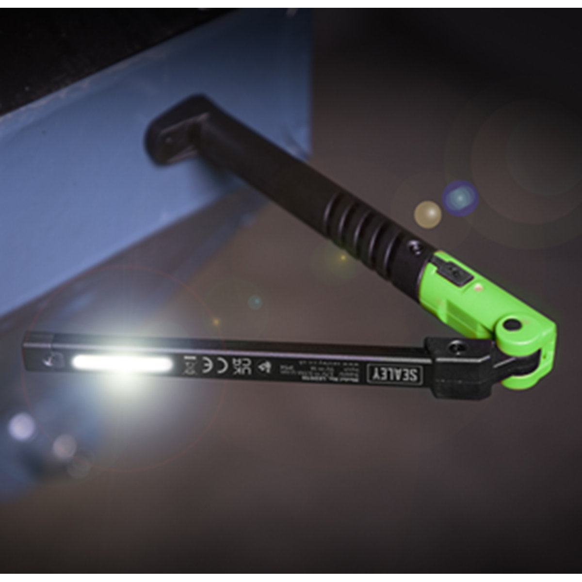 Sealey Rechargeable Slim Folding Pocket Lights | 2W COB & 1 SMD LED (Product illustration 6)-5