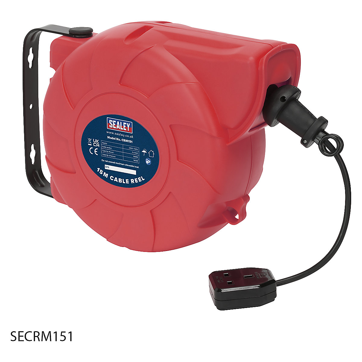 Sealey Retractable Cable Reel System (Product illustration 3)-2