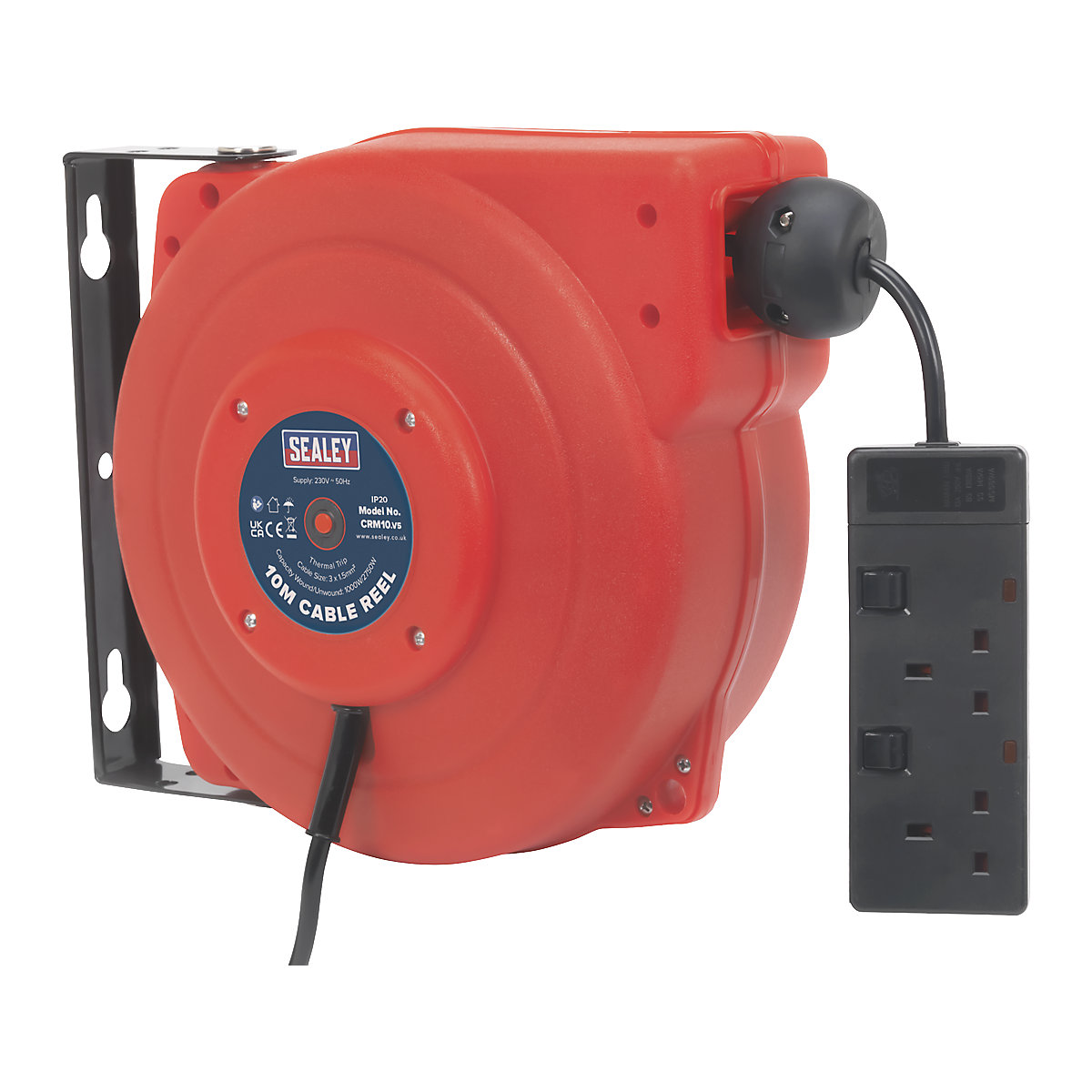 Sealey Retractable Electric Cable Reel System