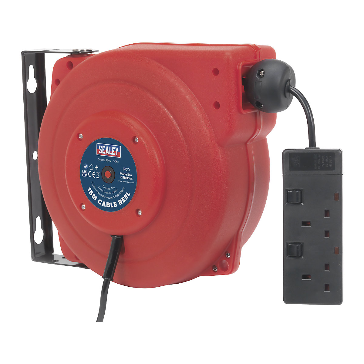 Sealey Retractable Electric Cable Reel System