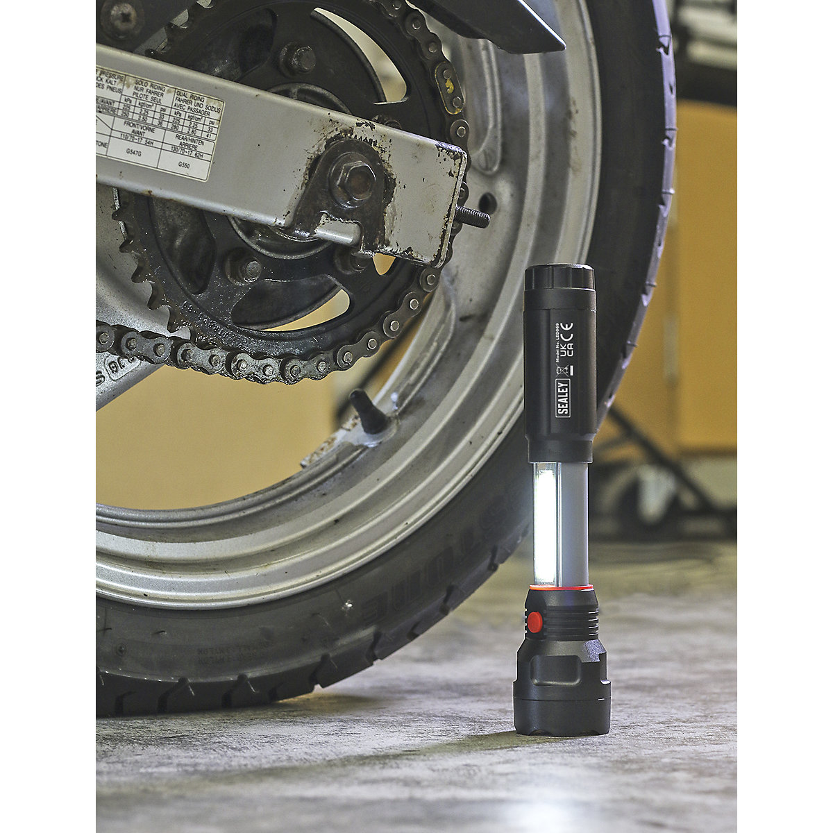 Sealey Torch/Inspection Light | 3W COB & 3W LED (Product illustration 3)-2