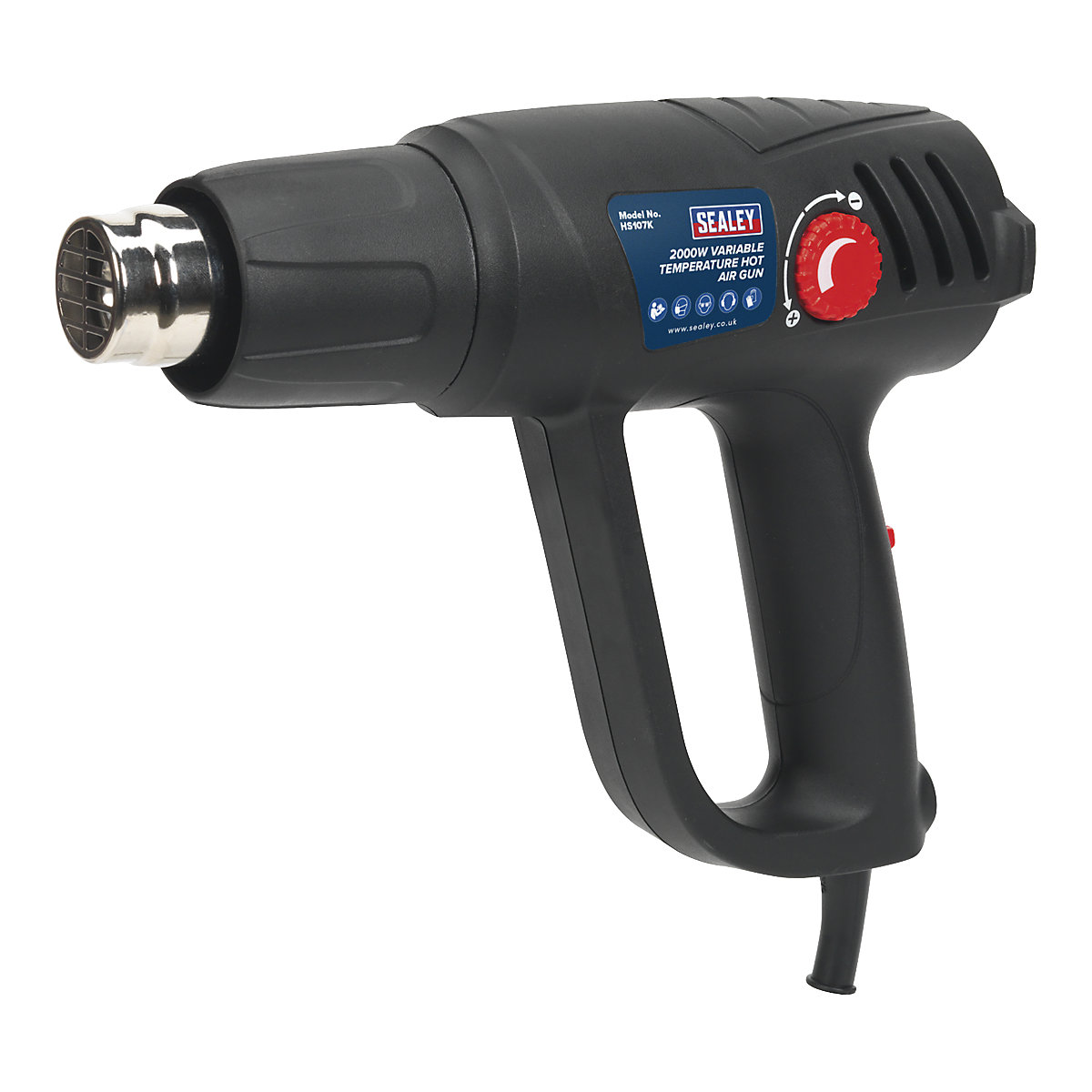 Sealey Variable Temperature Hot Air Gun Kit | 50-4500C/90-6000C | 2000W