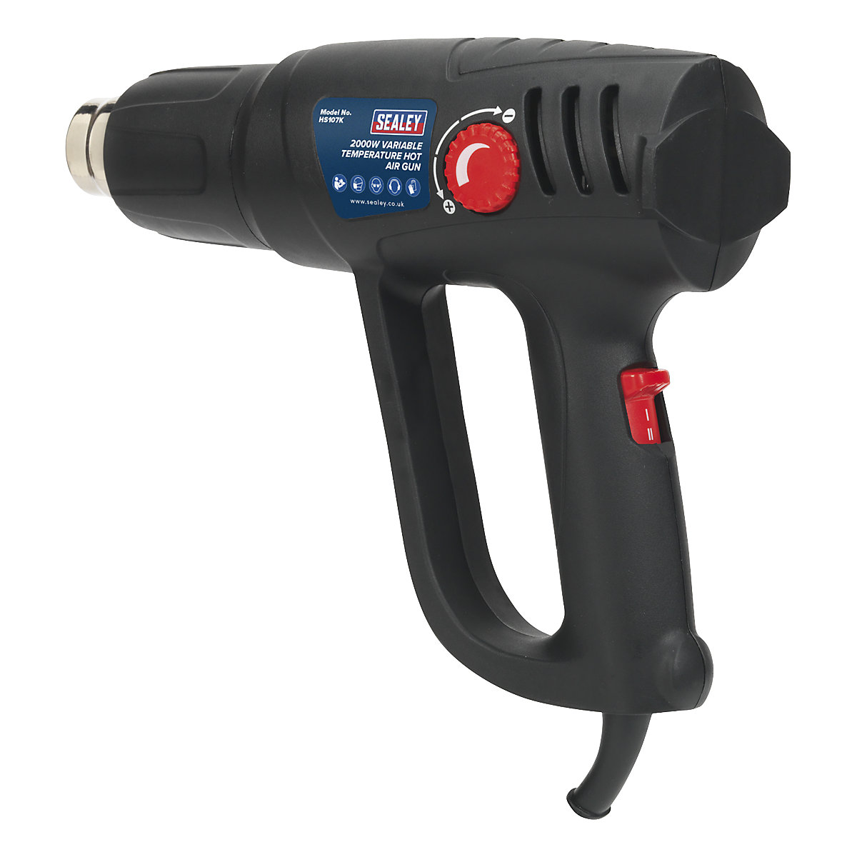 Sealey Variable Temperature Hot Air Gun Kit | 50-4500C/90-6000C | 2000W (Product illustration 3)-2