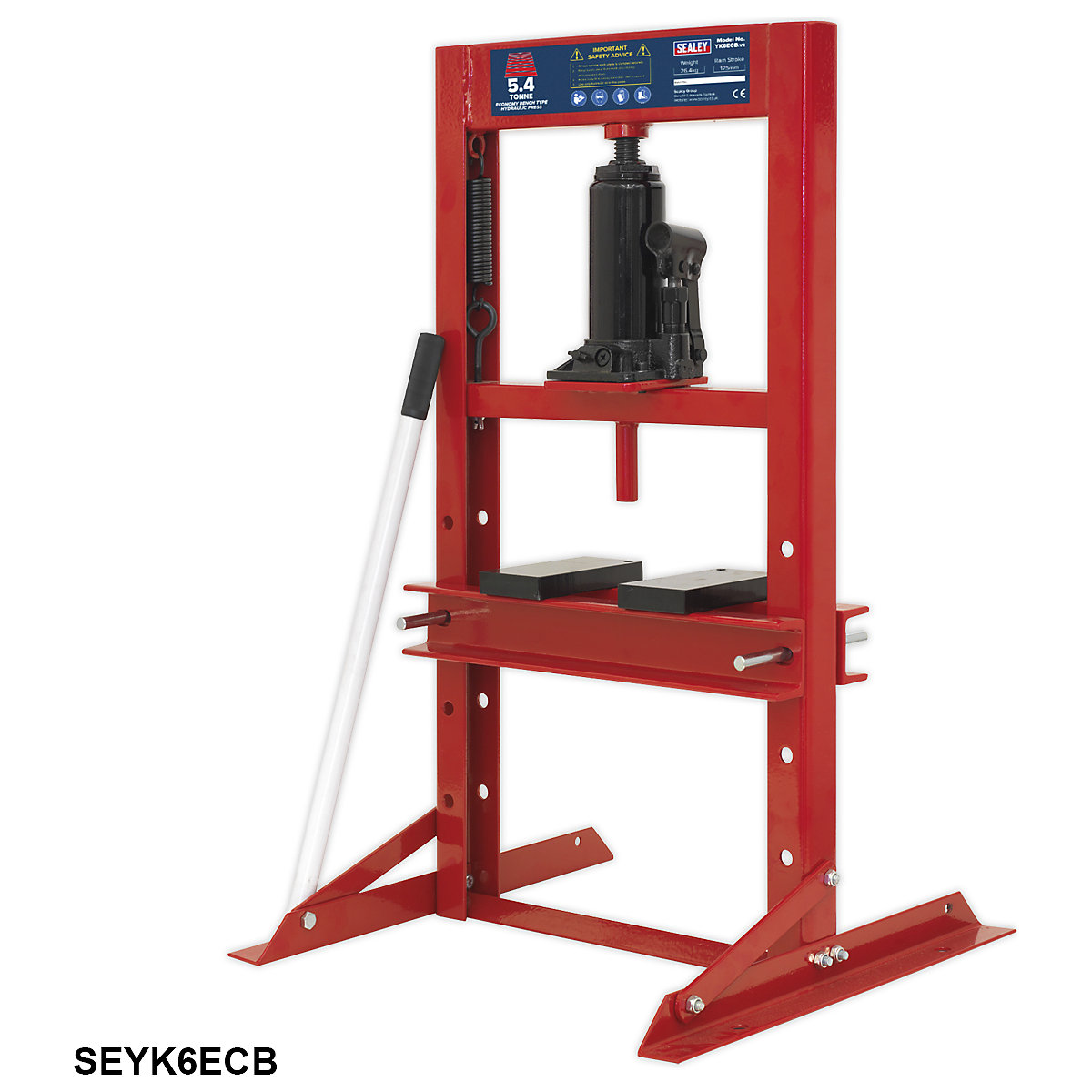 Sealey Bench Mounting Hydraulic Presses (Product illustration 13)-12