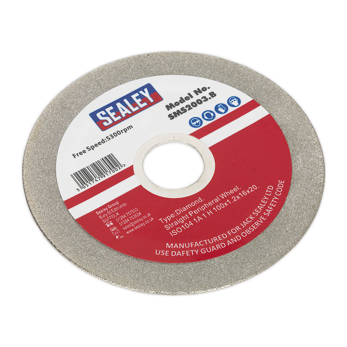 Sealey Saw Blade Sharpener | Bench Mounting (Product illustration 7)-6