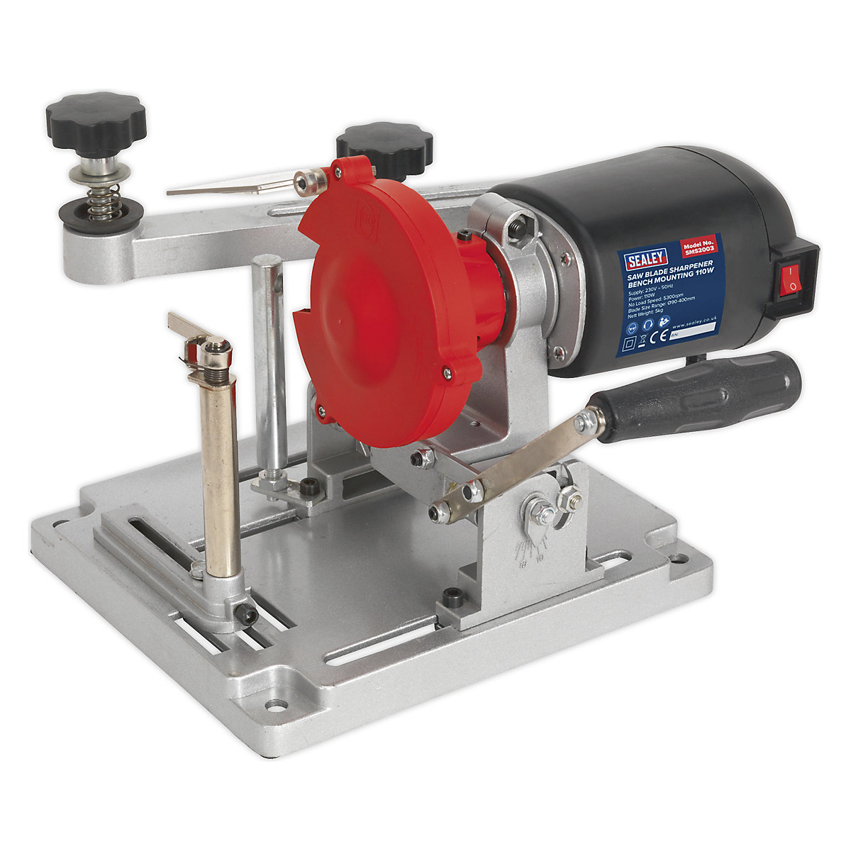 Sealey Saw Blade Sharpener | Bench Mounting (Product illustration 2)-1