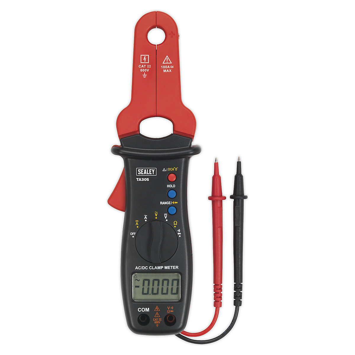 Sealey AC/DC Clamp Meter & Multimeter (Product illustration 3)-2