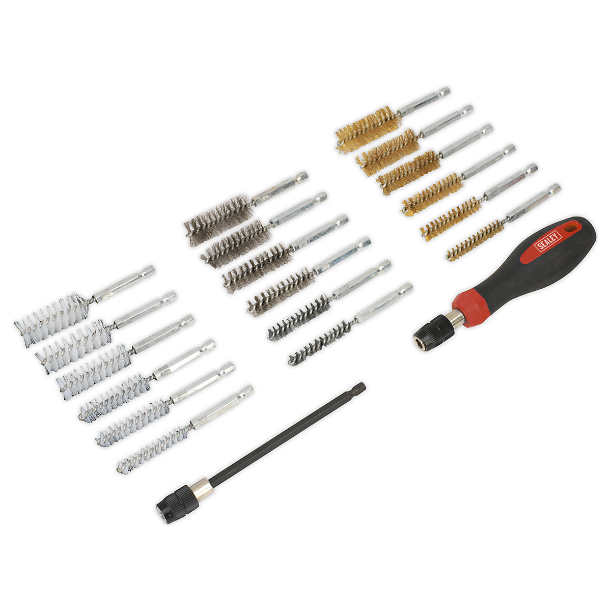 Sealey Cleaning & Decarbonising Brush Set | 20pc (Product illustration 5)-4
