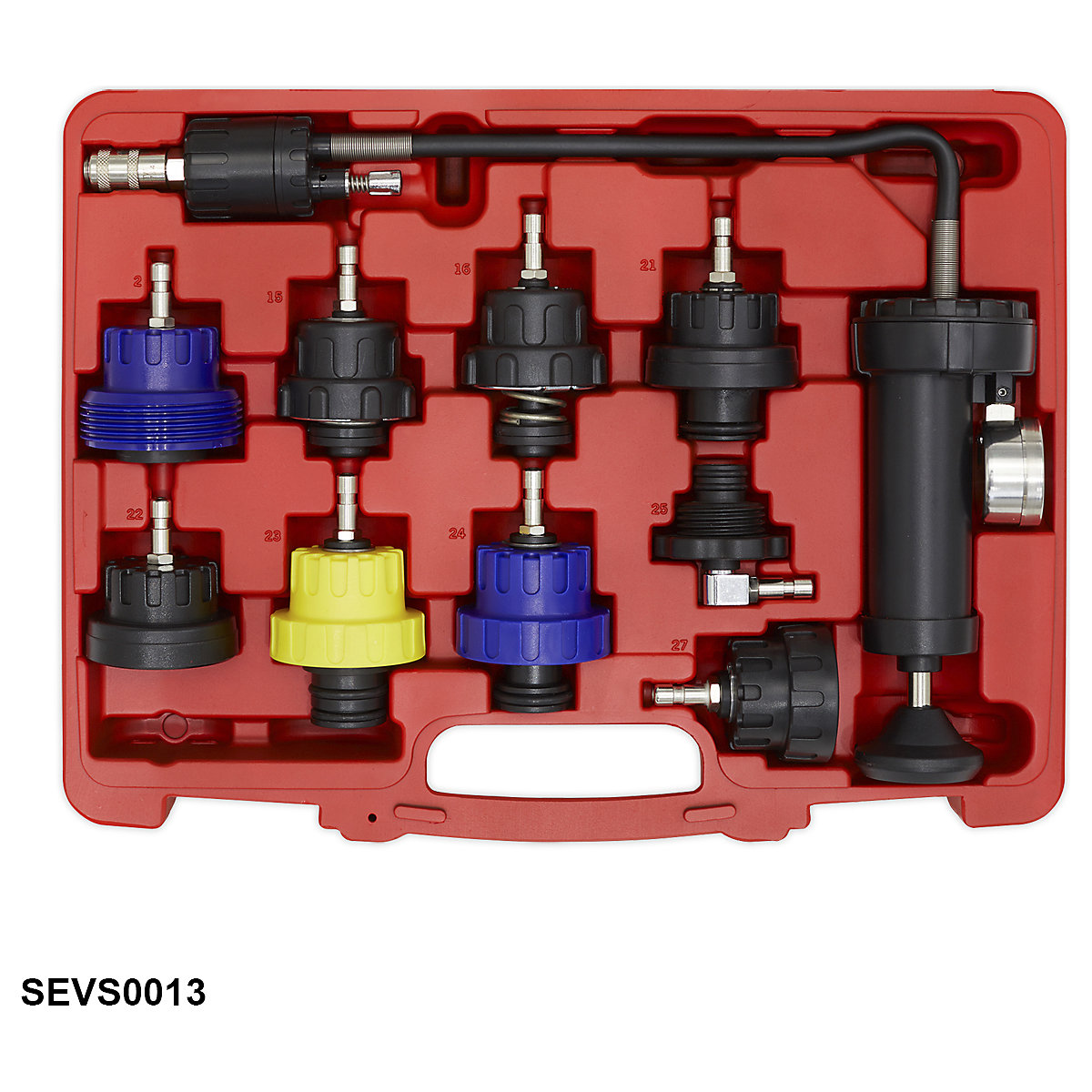 Sealey Cooling System Pressure Tester Kit (Product illustration 9)-8