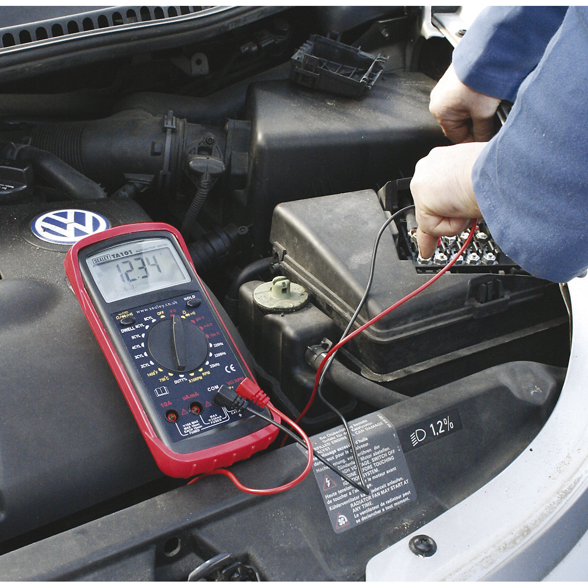 Sealey Digital Automotive Analyser | 12-Function (Product illustration 3)-2