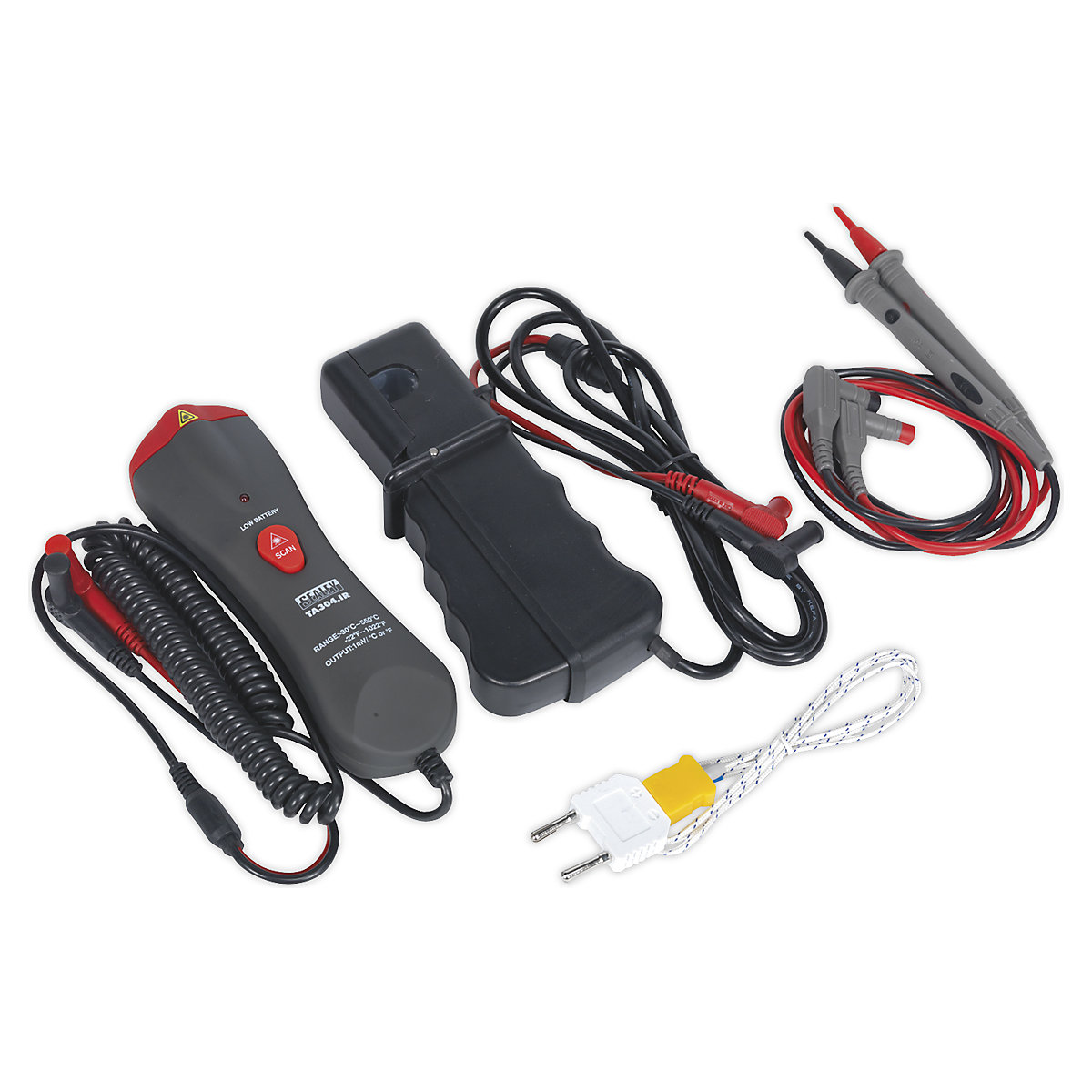 Sealey Digital Automotive Analyser | 15-Function | Inductive Coupler (Product illustration 3)-2