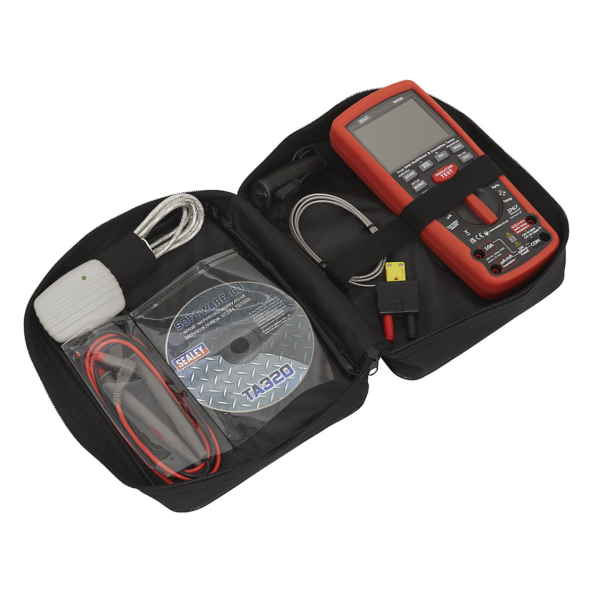 Sealey Digital Automotive Analyser / Insulation Tester | Hybrid Vehicles (Product illustration 5)-4