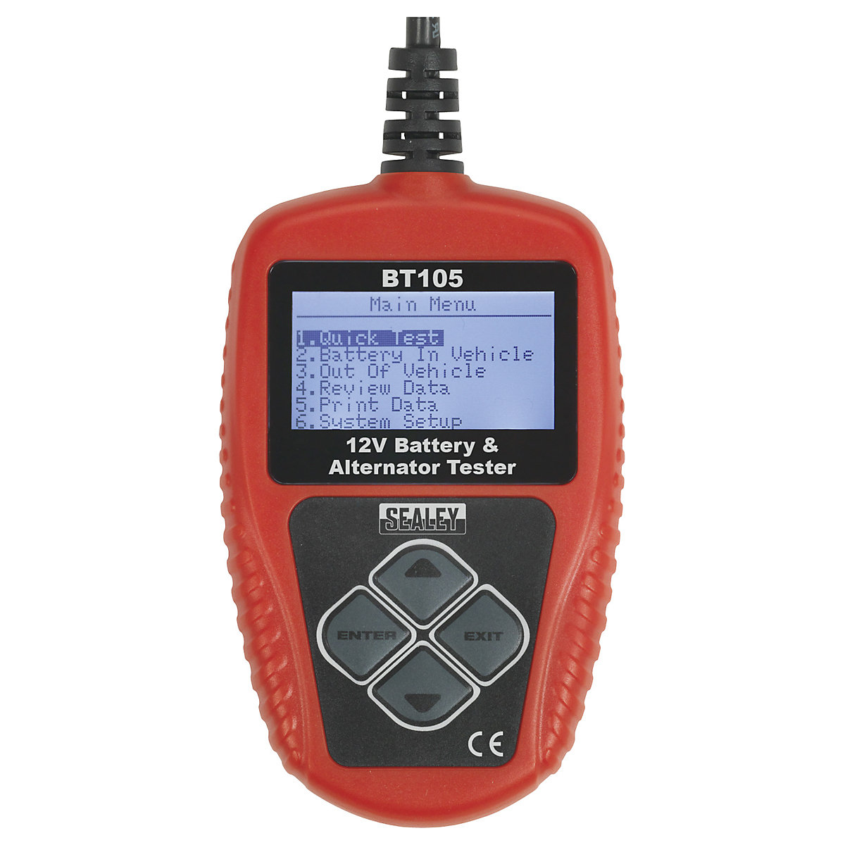 Sealey Digital Battery & Alternator Tester | 12V | PC Compatible (Product illustration 5)-4