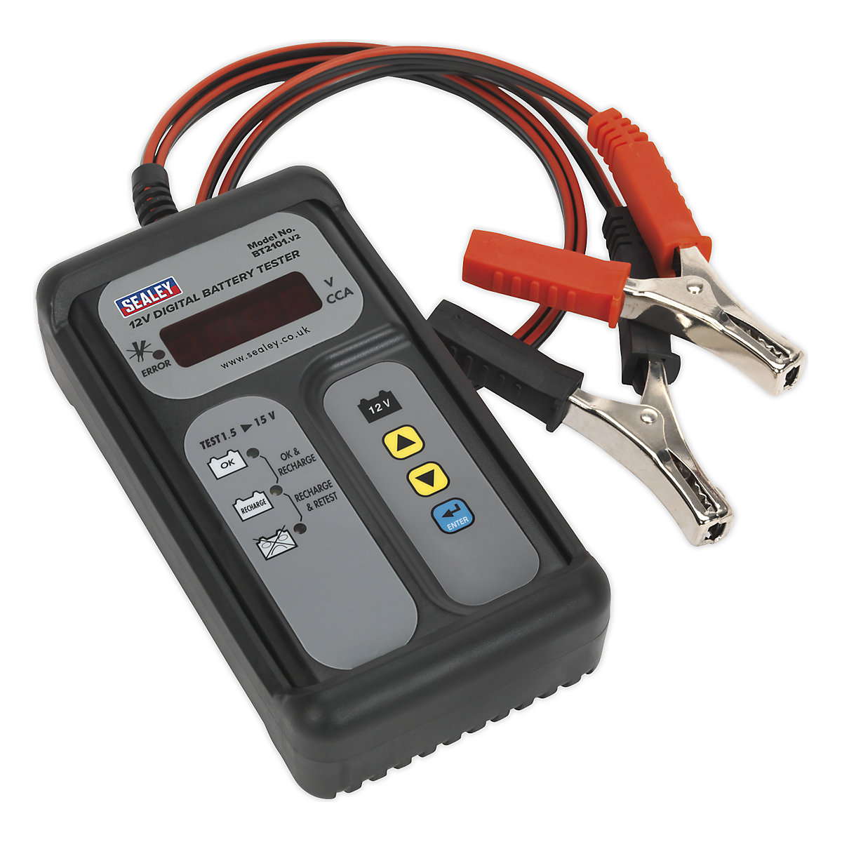 Sealey Digital Battery Tester | 12V