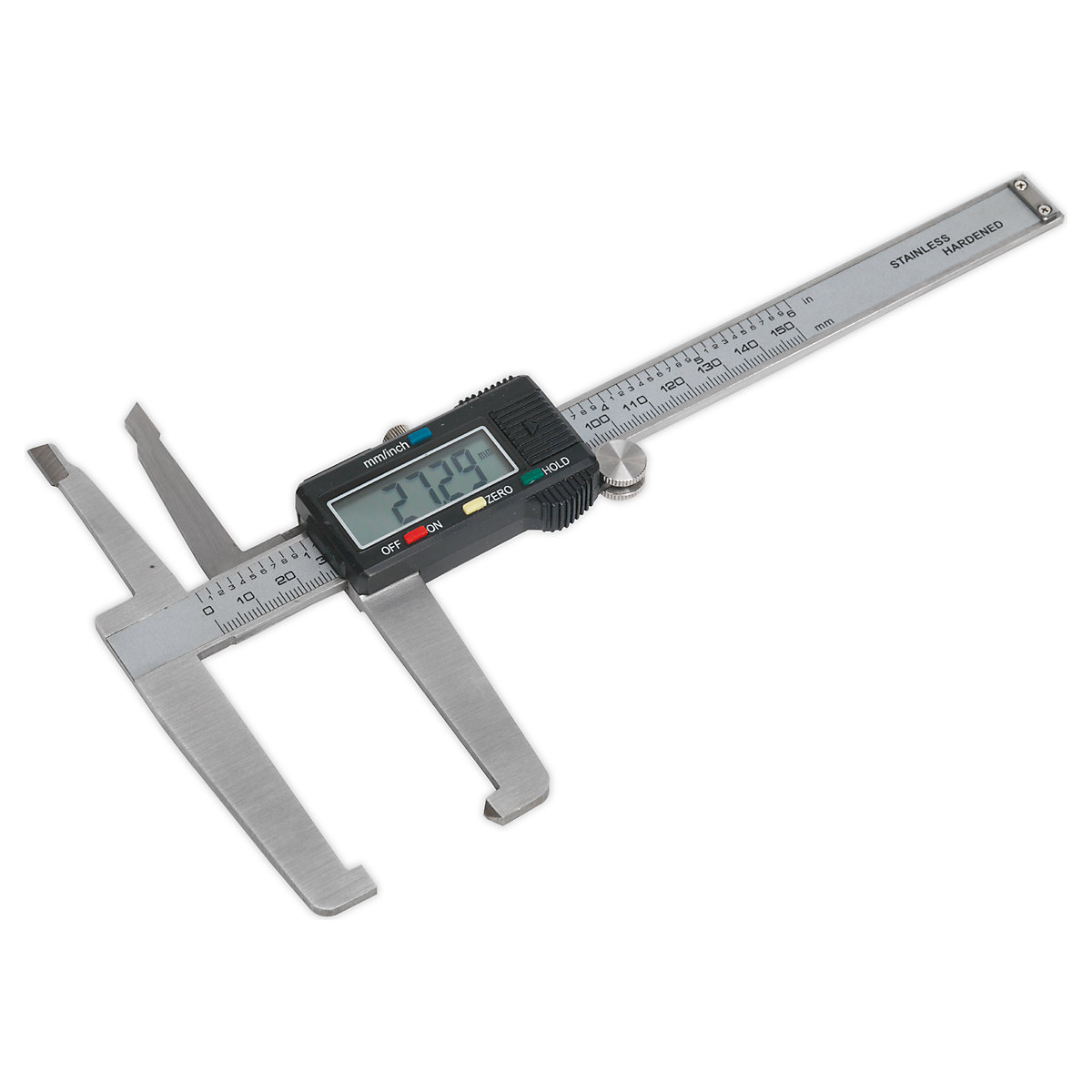 Sealey Digital Brake Disc & Drum Caliper | 150mm (6")