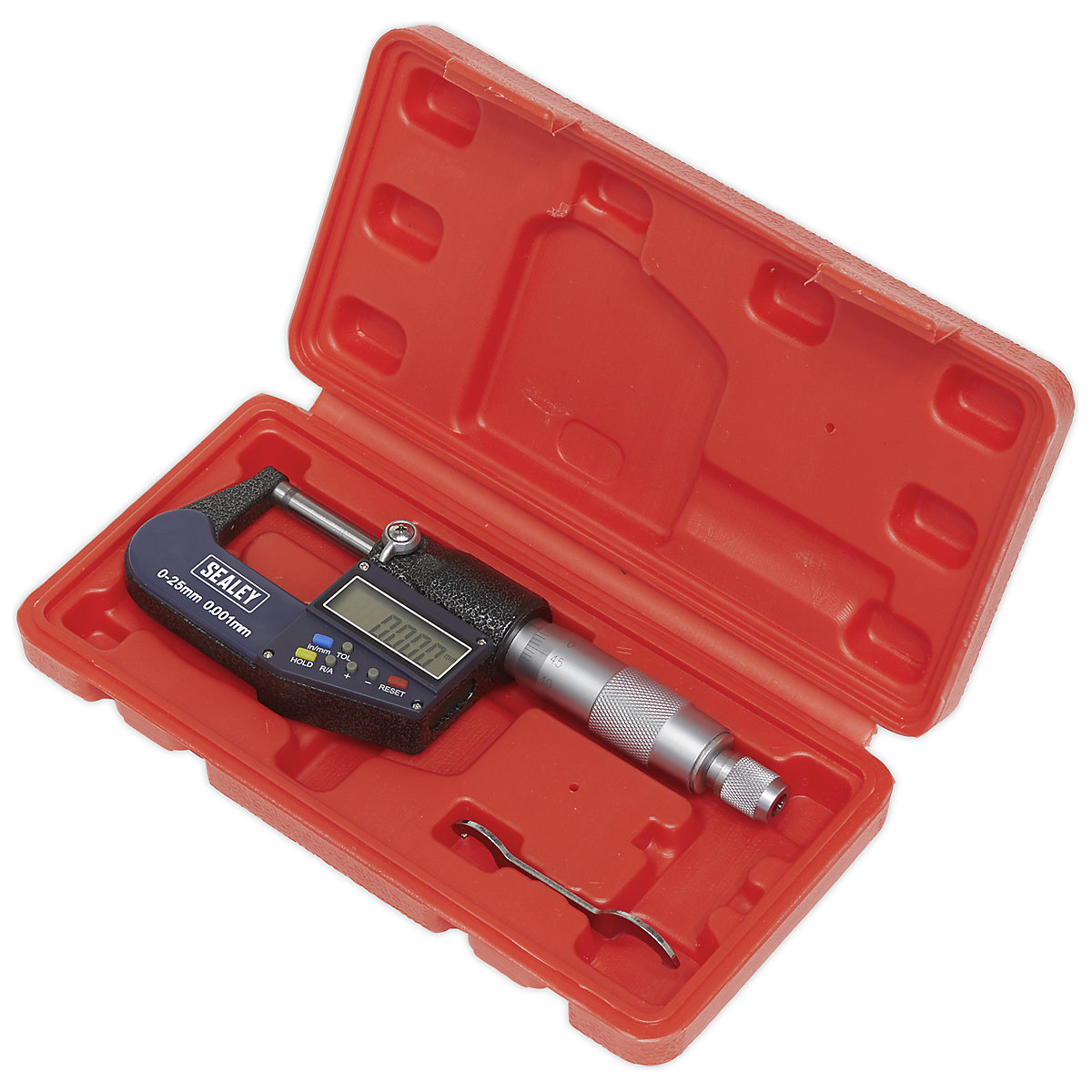Sealey Digital External Micrometer | 0-25mm (Product illustration 6)-5