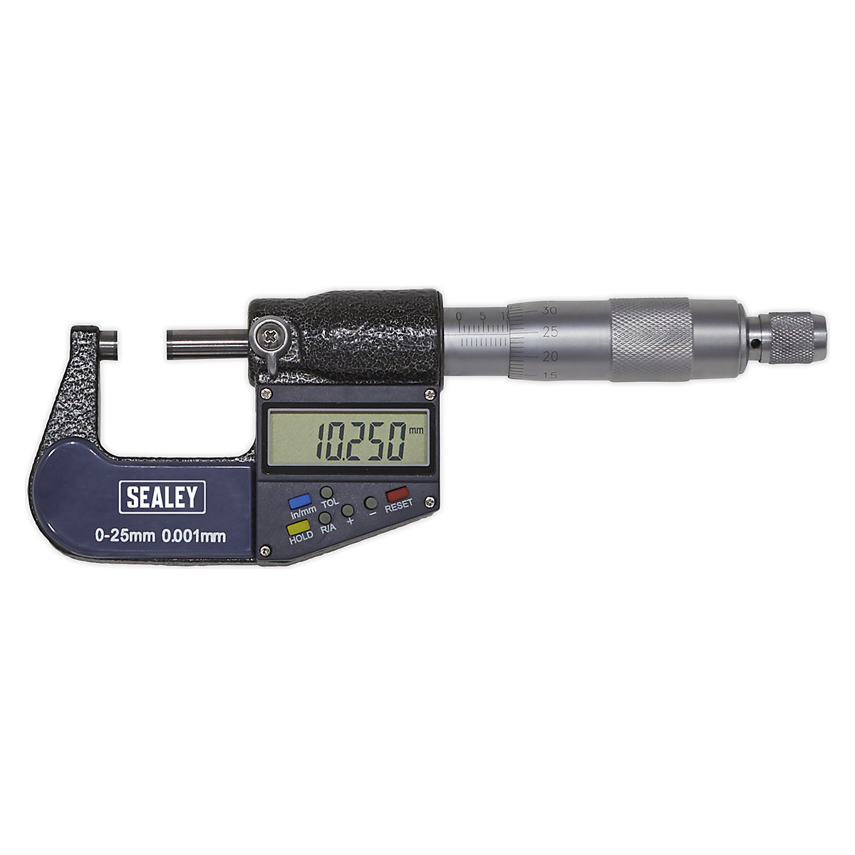 Sealey Digital External Micrometer | 0-25mm (Product illustration 3)-2